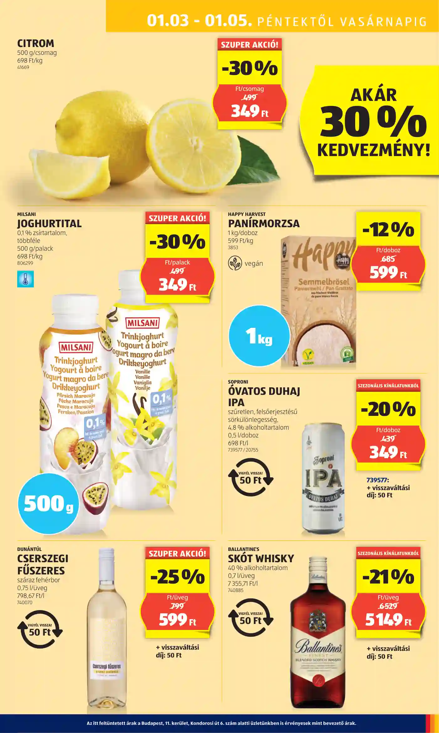 Aldi akciós újság 1. hét (42 oldal)