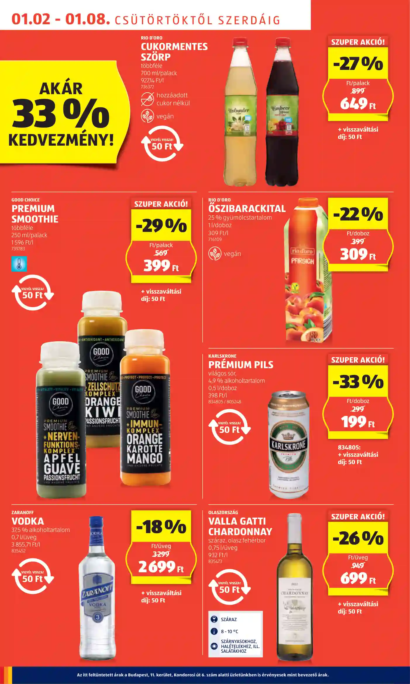 Aldi akciós újság 1. hét (55 oldal)