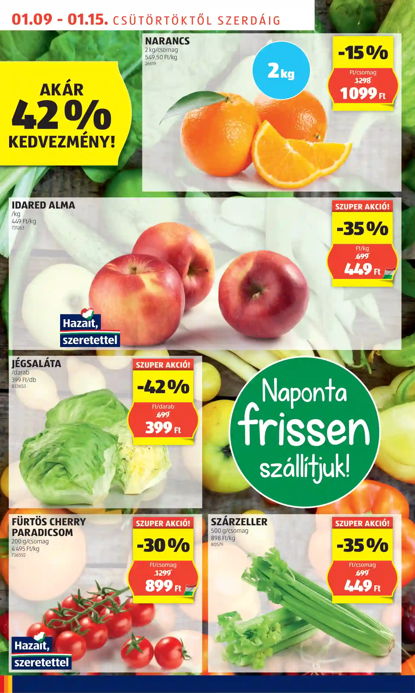 Aldi akciós újság 2. hét (24 oldal)