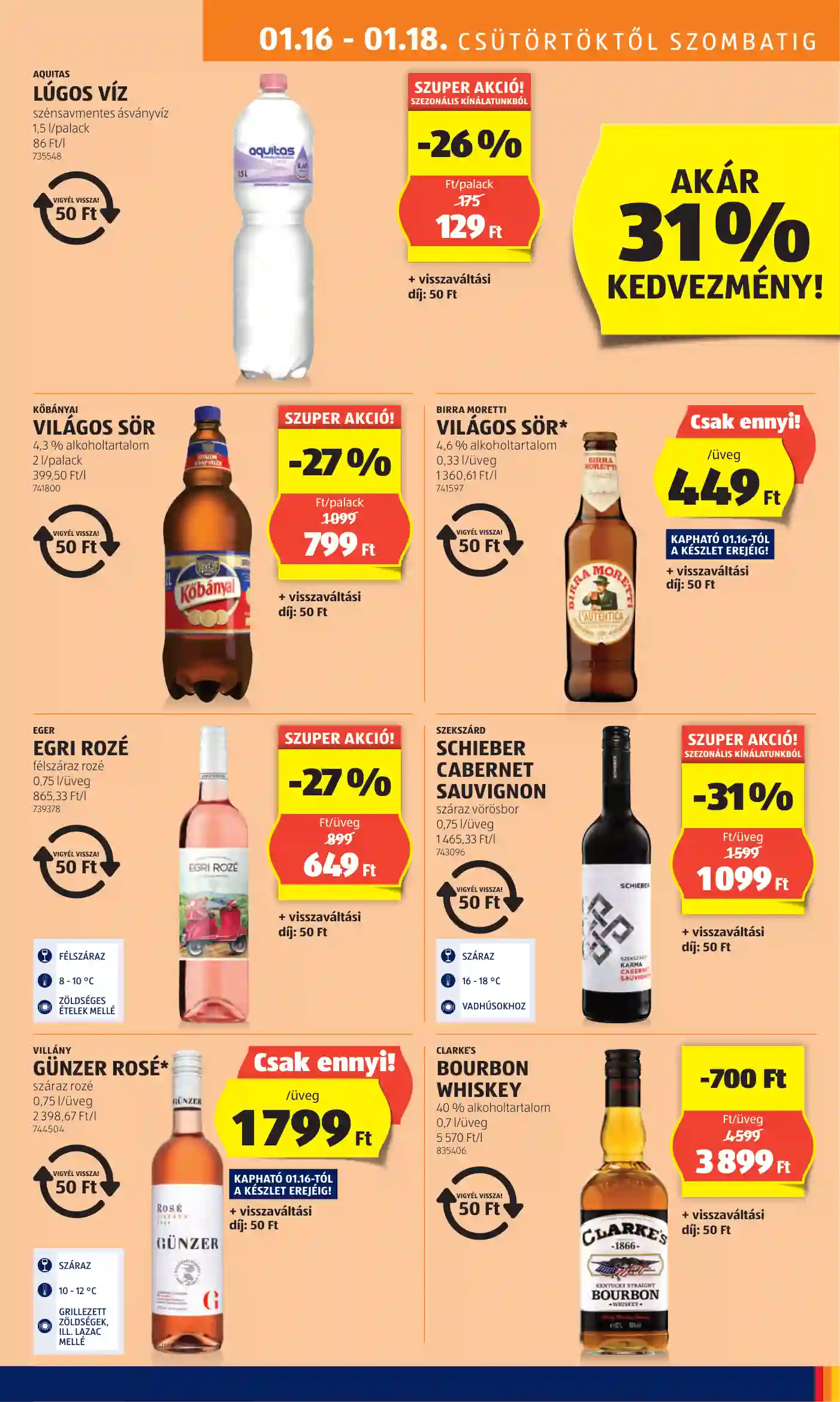 Aldi akciós újság 3. hét (9 oldal)