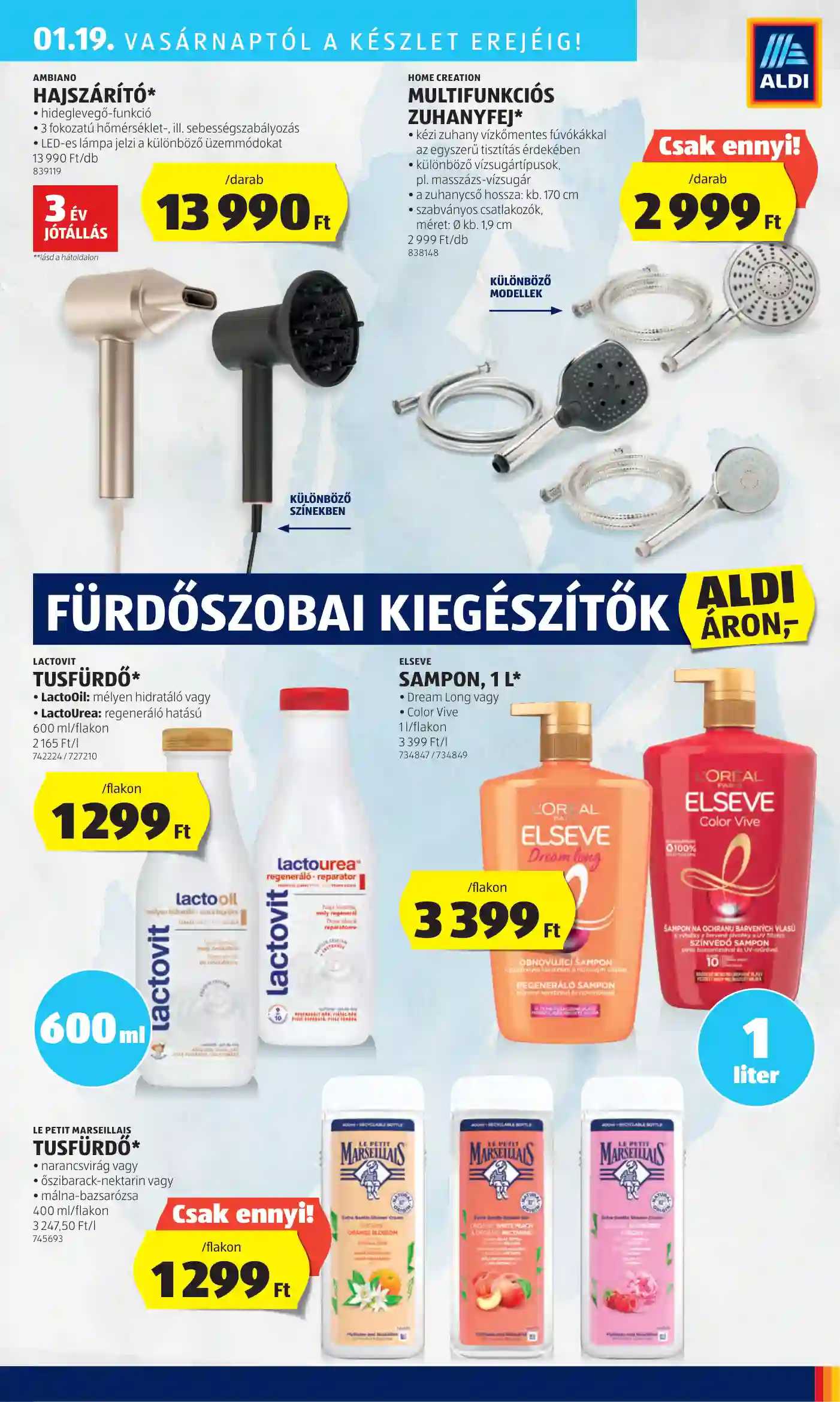 Aldi akciós újság 3. hét (38 oldal)