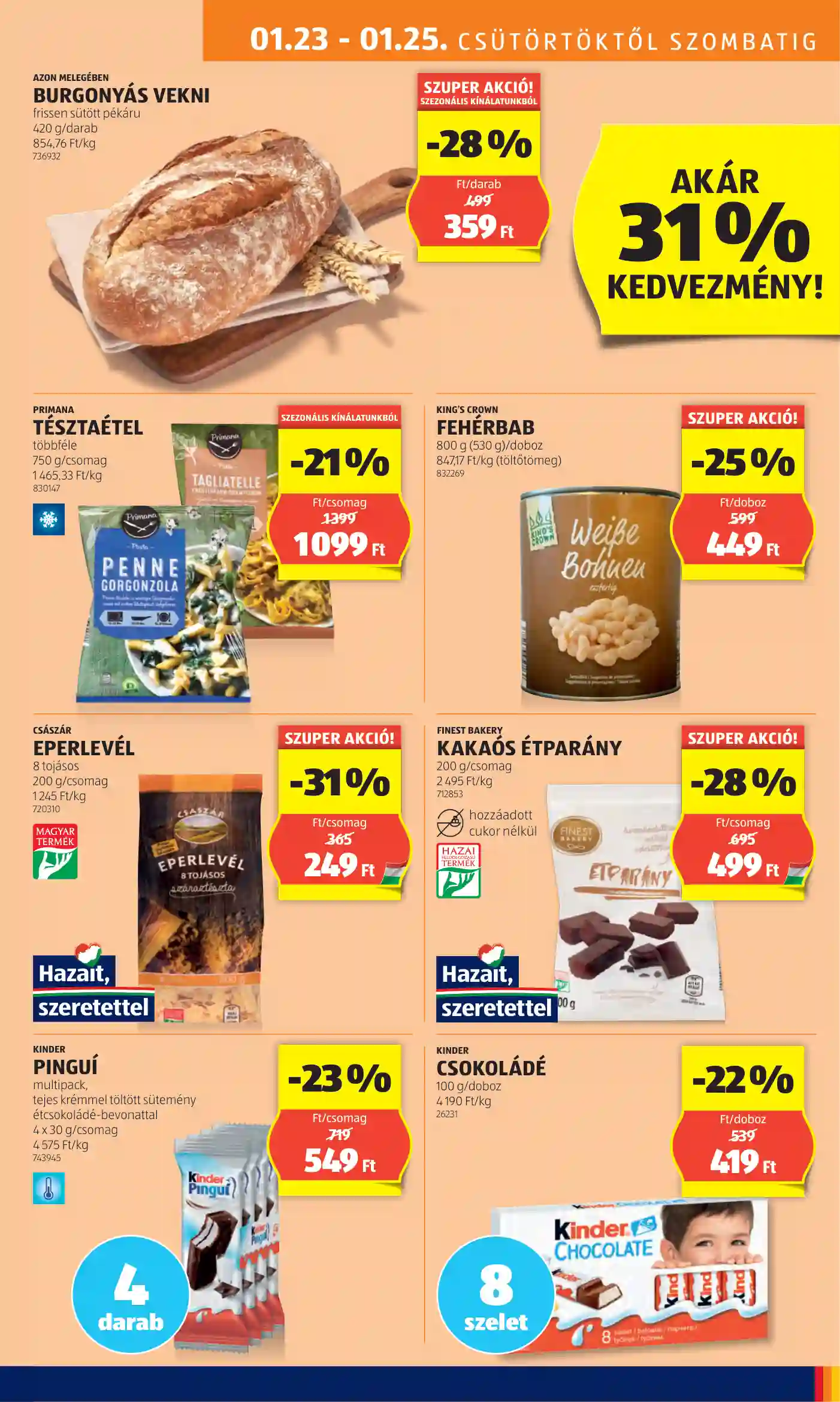 Aldi akciós újság 4. hét (7 oldal)