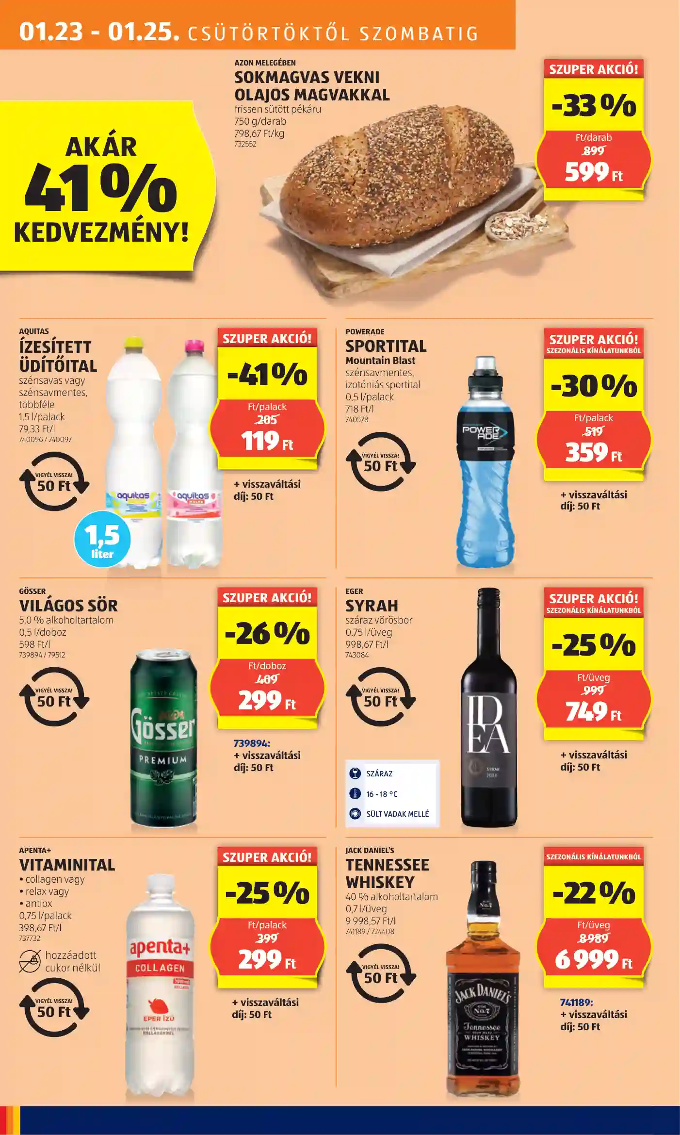 Aldi akciós újság 4. hét (8 oldal)