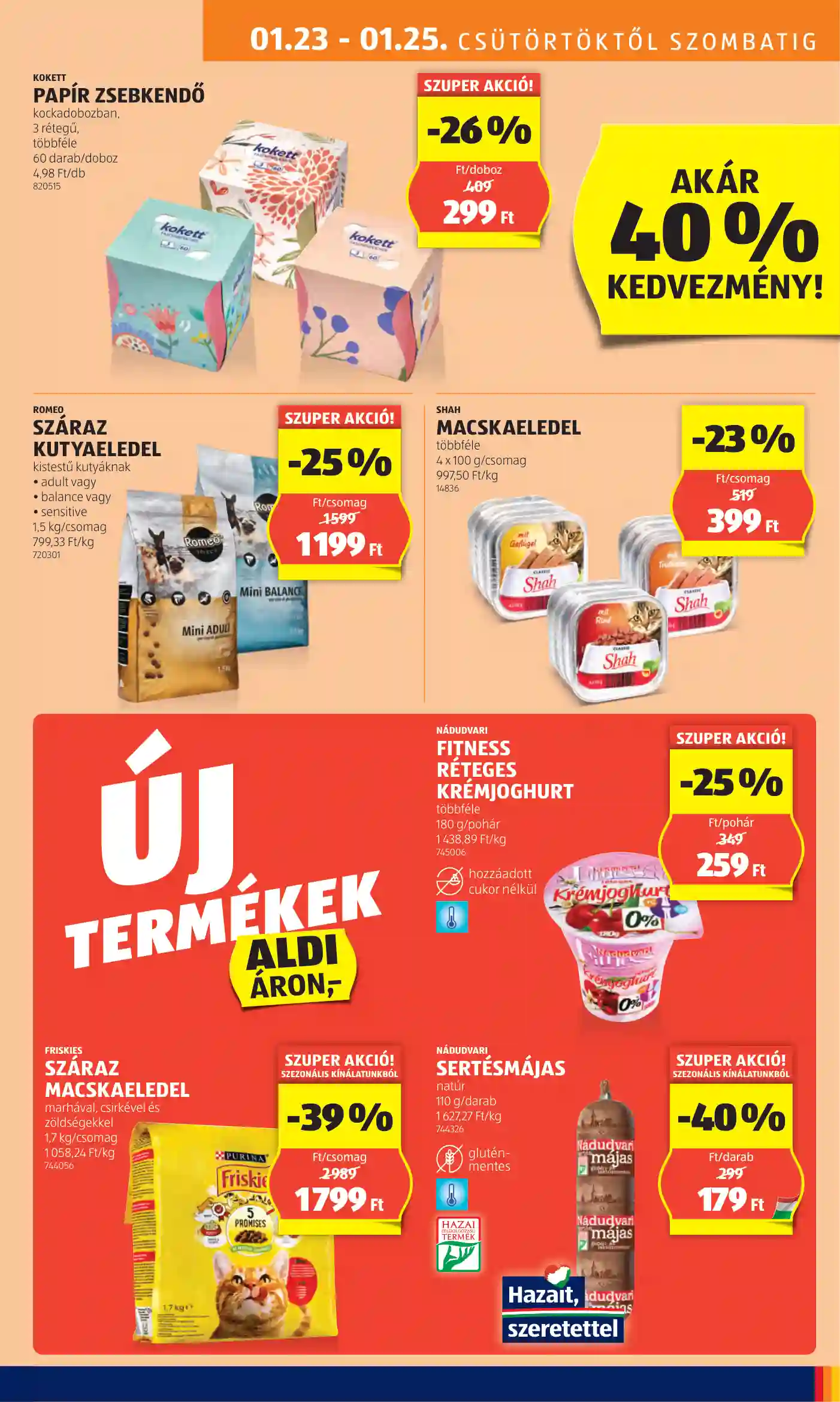 Aldi akciós újság 4. hét (9 oldal)