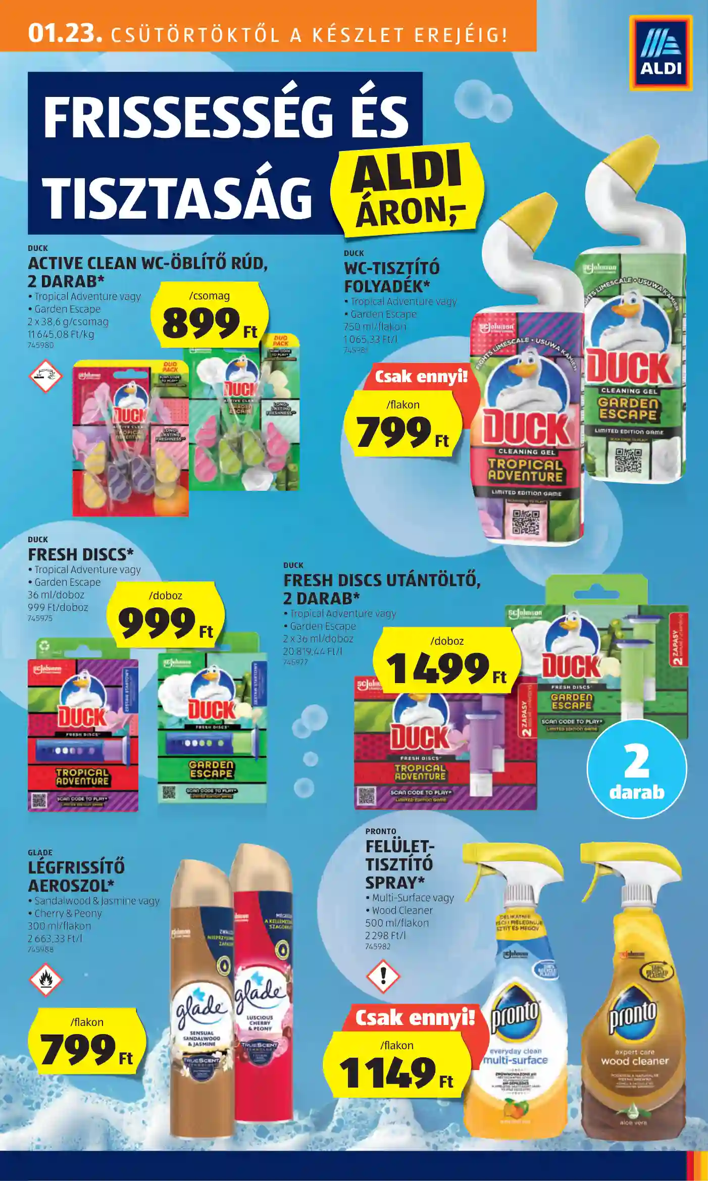 Aldi akciós újság 4. hét (16 oldal)
