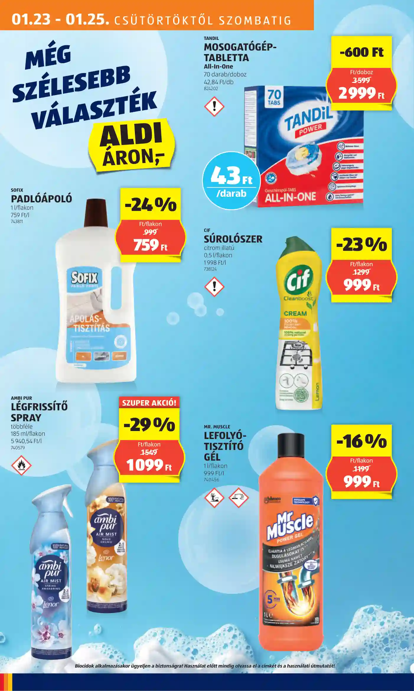 Aldi akciós újság 4. hét (17 oldal)
