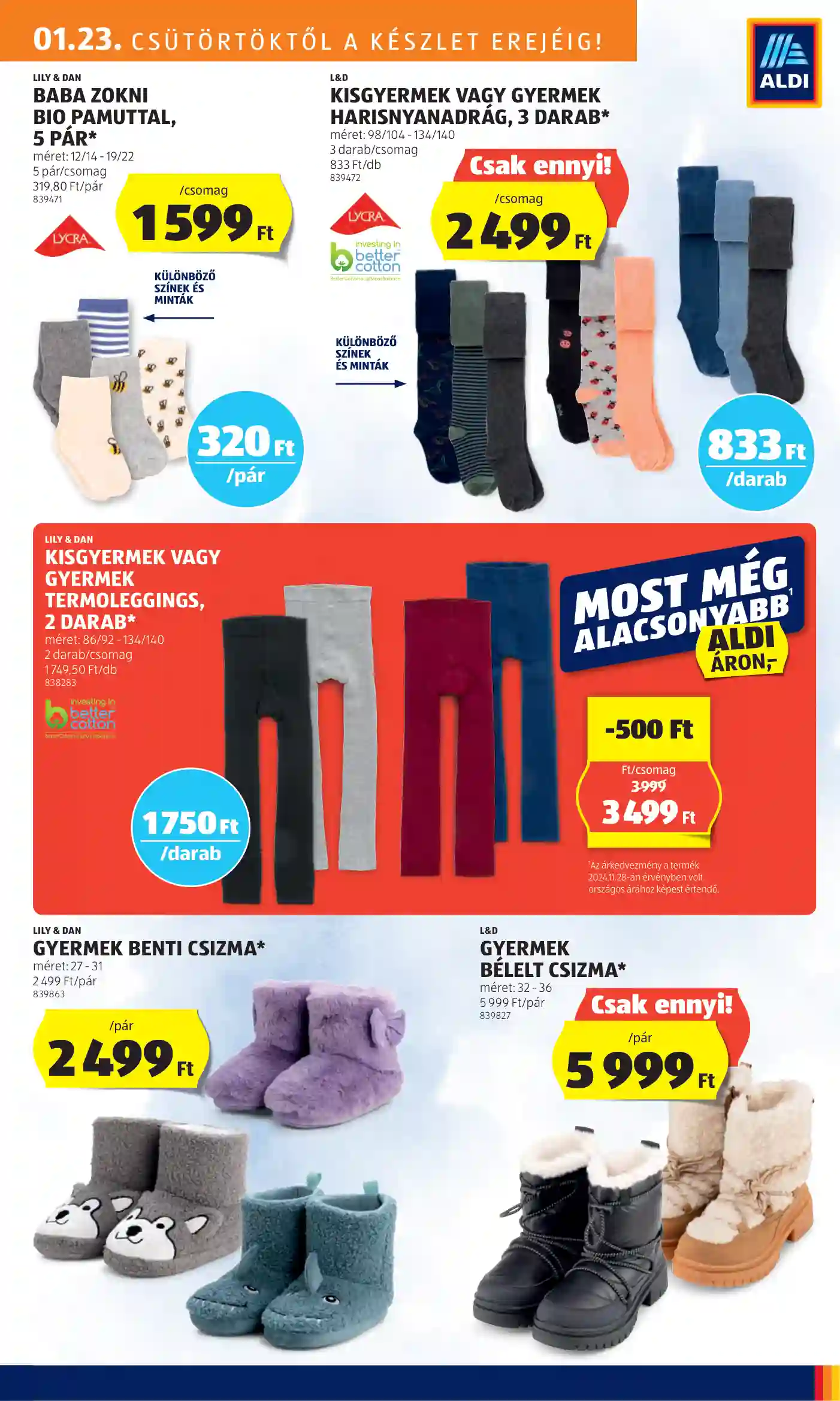 Aldi akciós újság 4. hét (22 oldal)