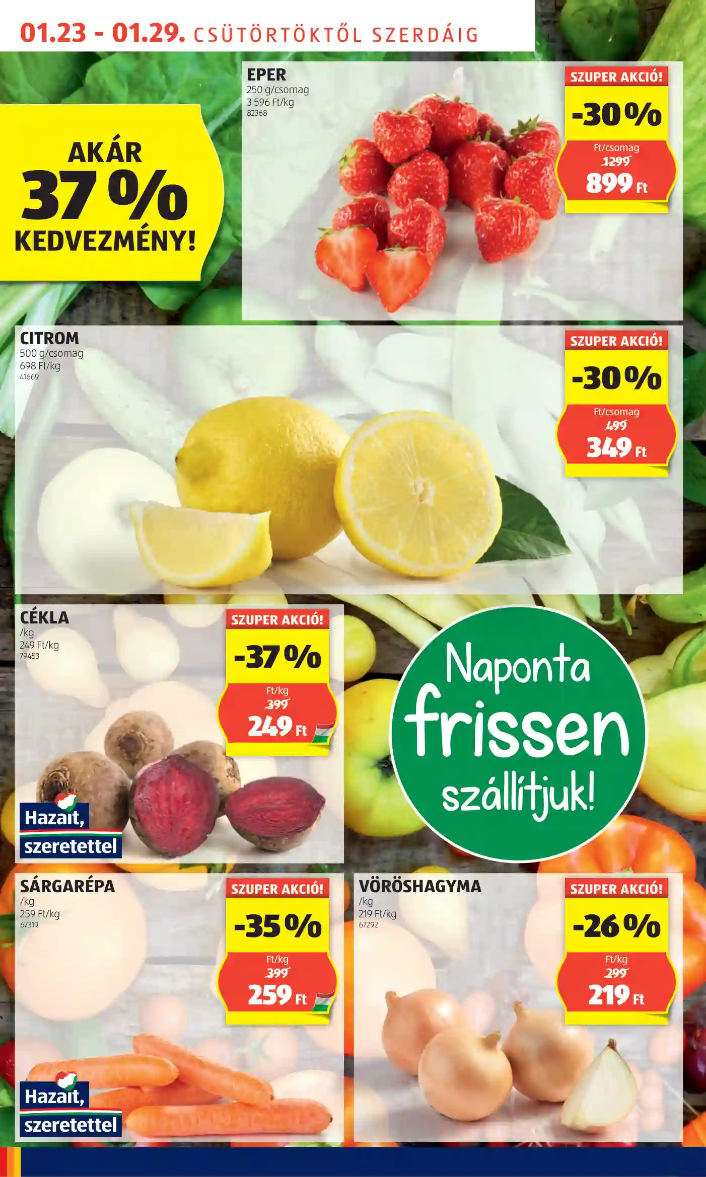 Aldi akciós újság 4. hét (24 oldal)