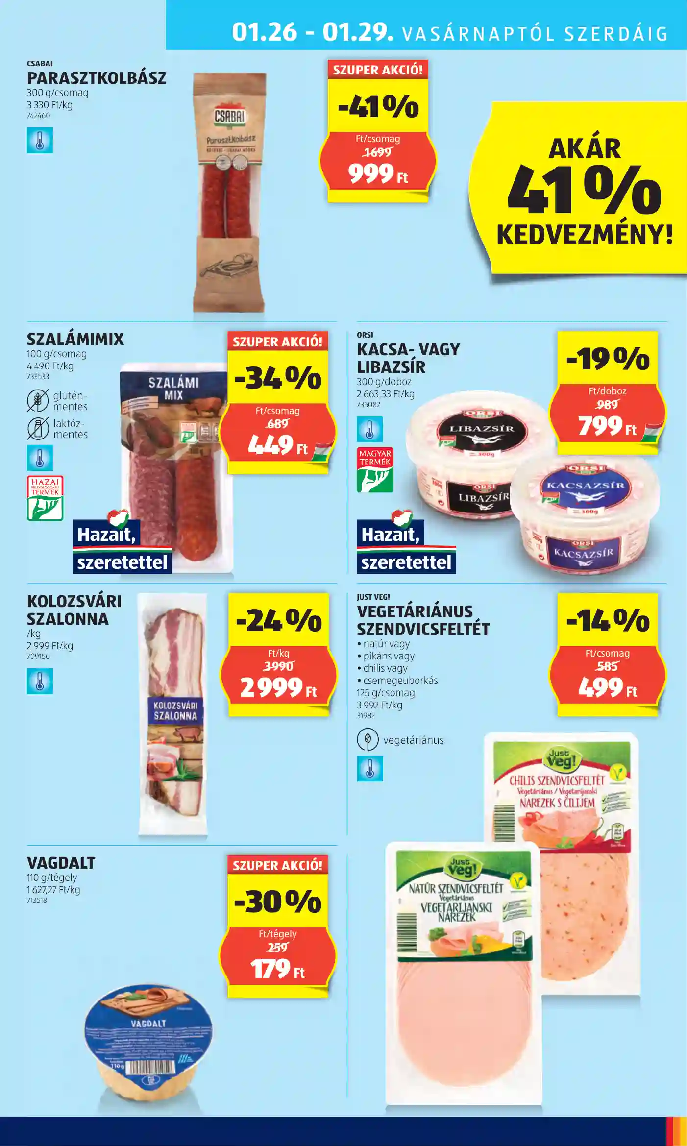 Aldi akciós újság 4. hét (27 oldal)