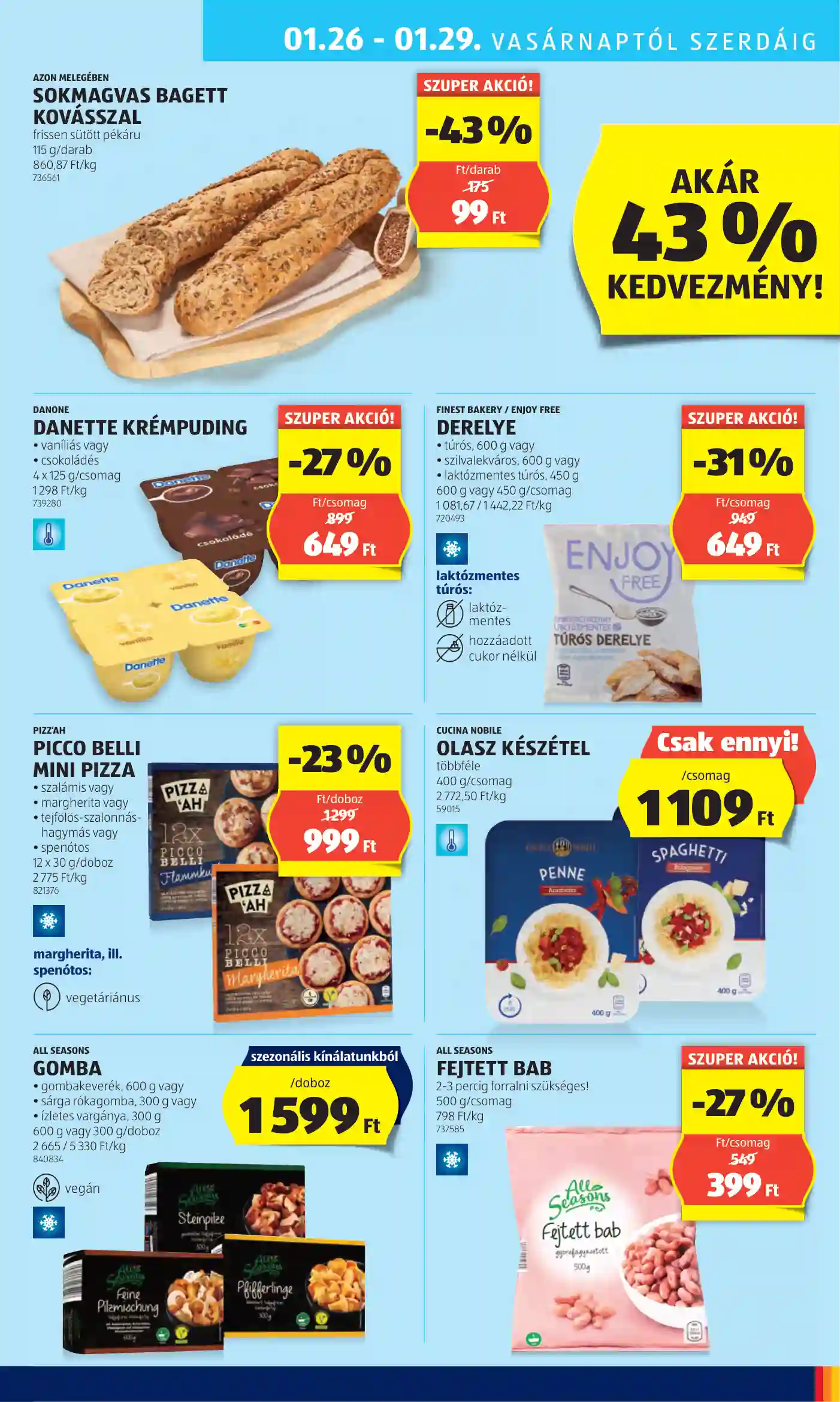 Aldi akciós újság 4. hét (29 oldal)