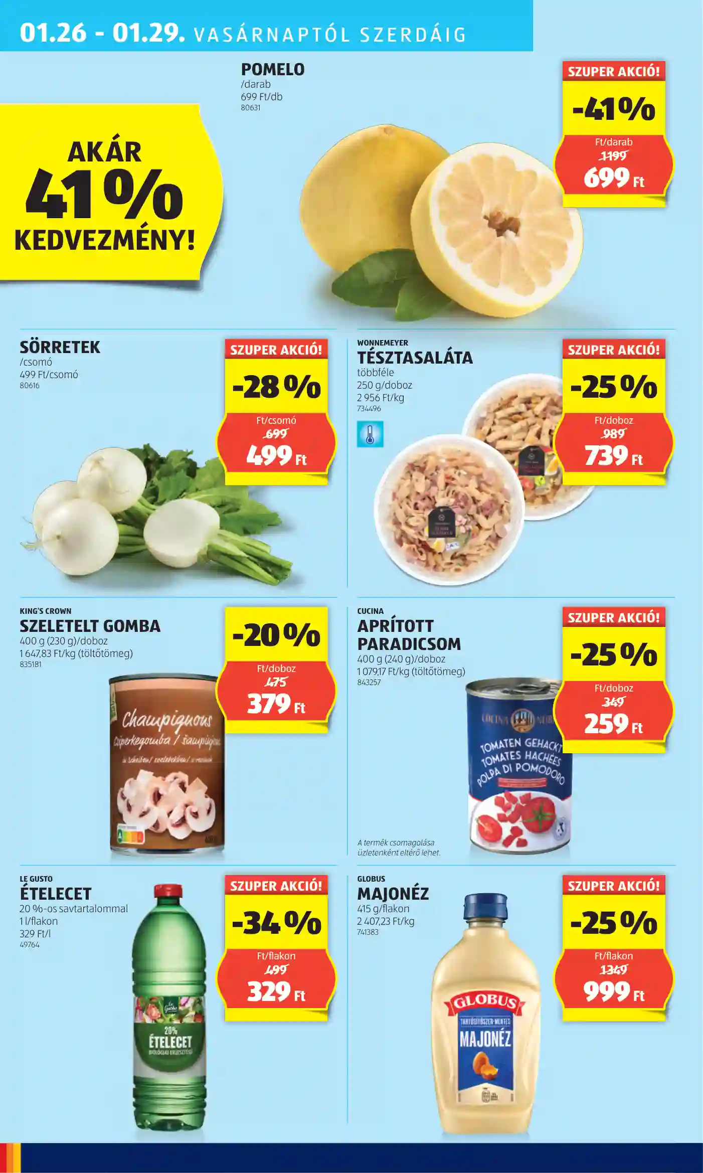 Aldi akciós újság 4. hét (30 oldal)