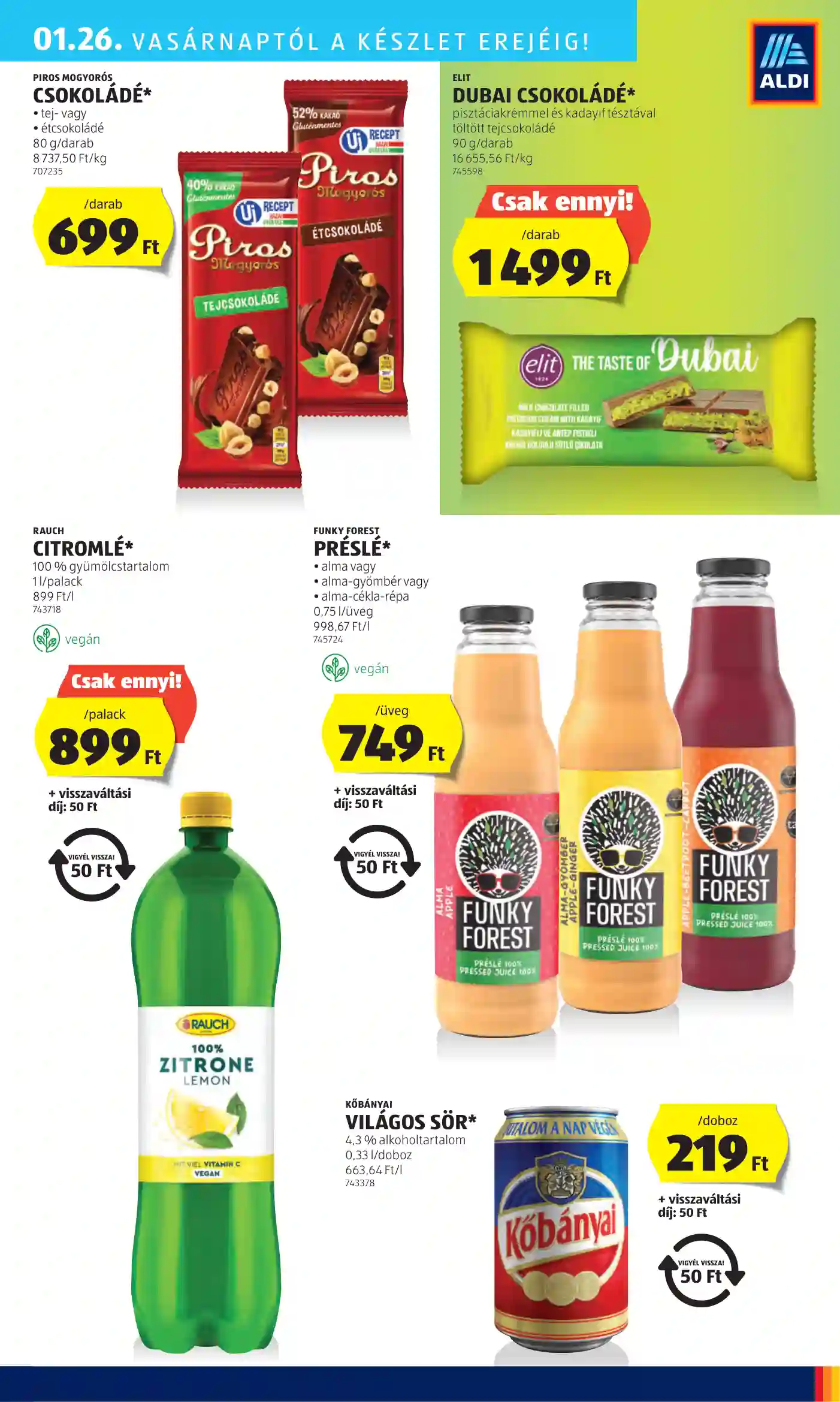 Aldi akciós újság 4. hét (36 oldal)