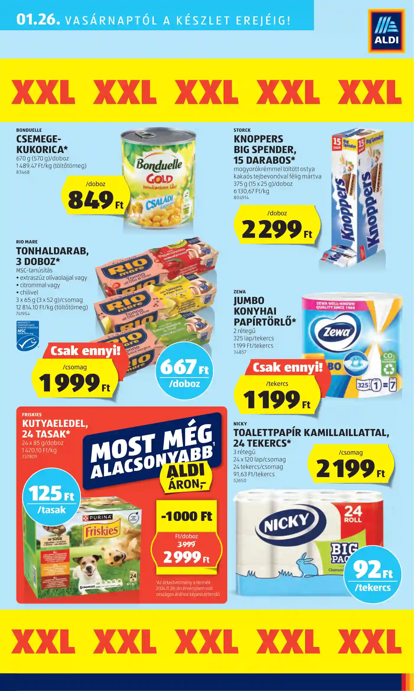 Aldi akciós újság 4. hét (38 oldal)