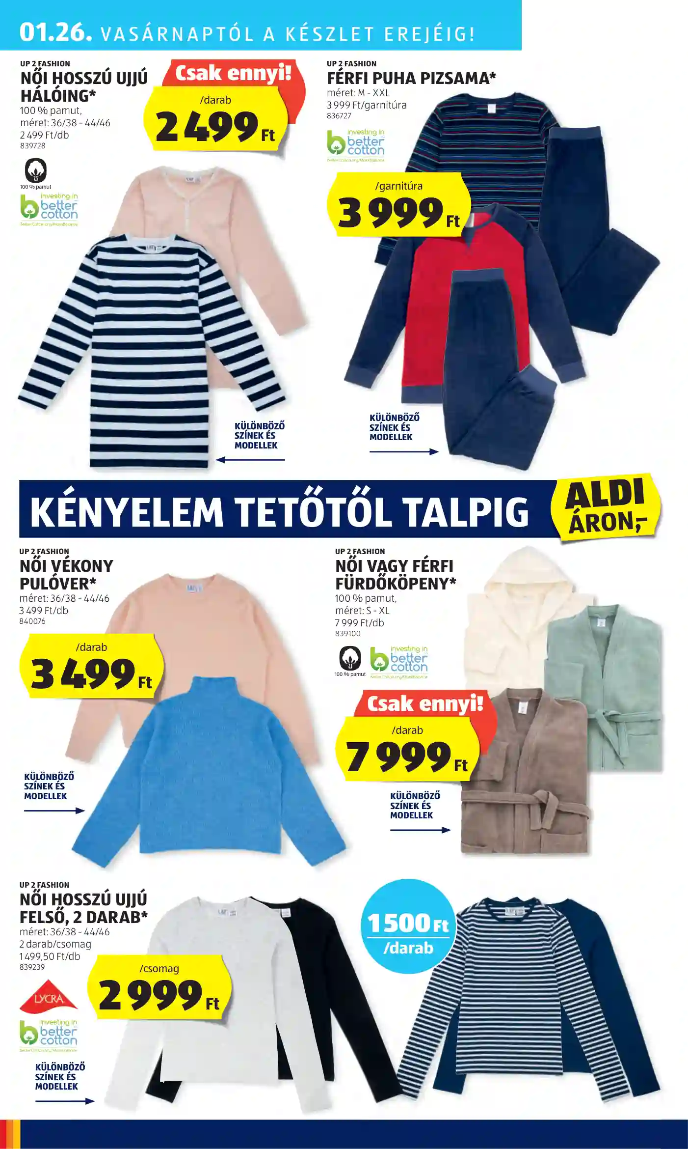 Aldi akciós újság 4. hét (39 oldal)