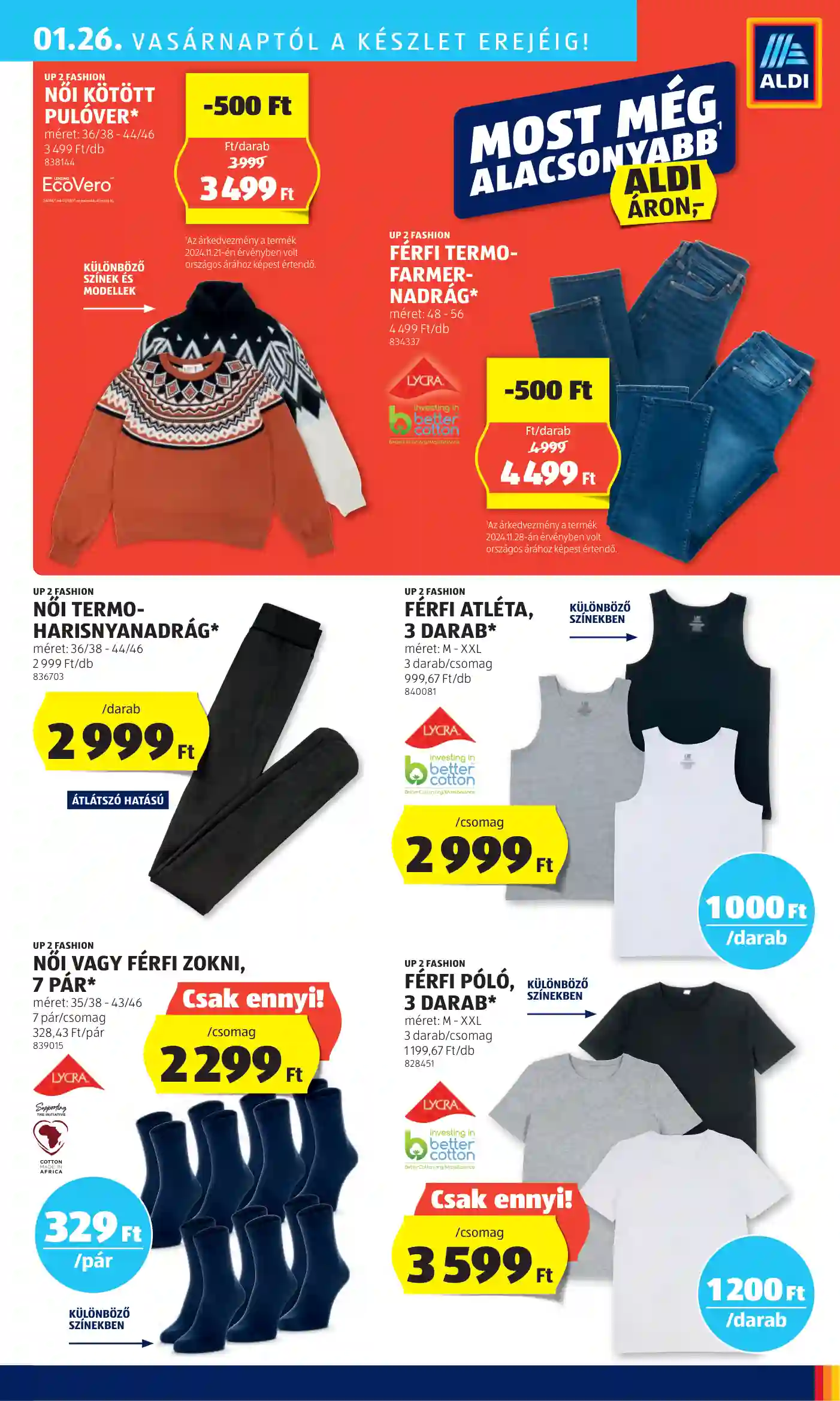 Aldi akciós újság 4. hét (40 oldal)
