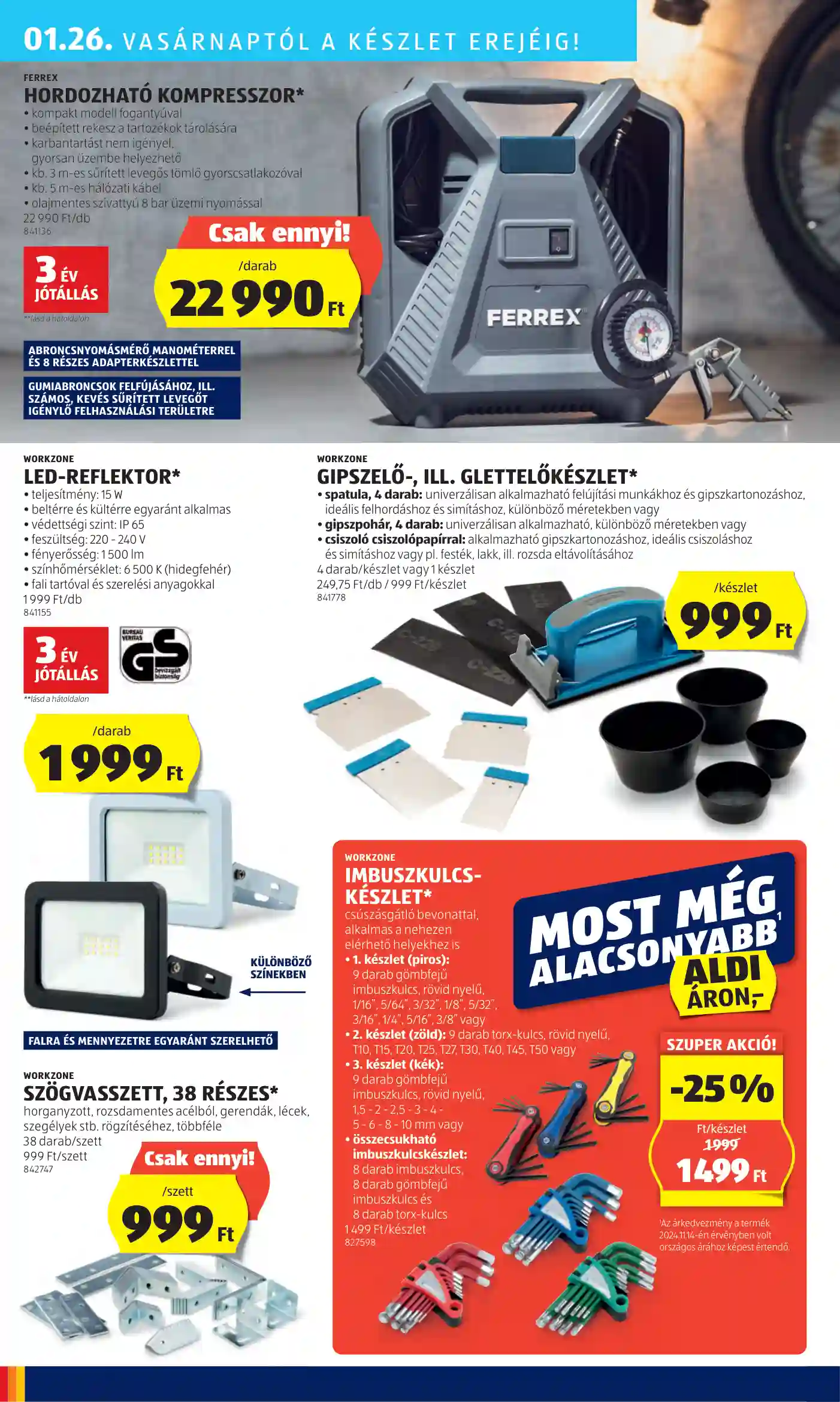 Aldi akciós újság 4. hét (43 oldal)