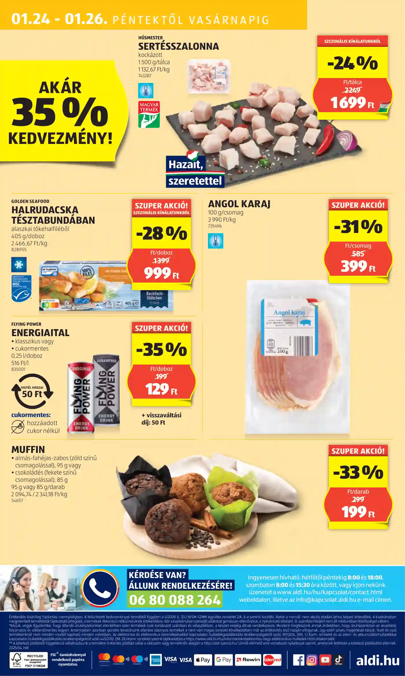Aldi akciós újság 4. hét (52 oldal)
