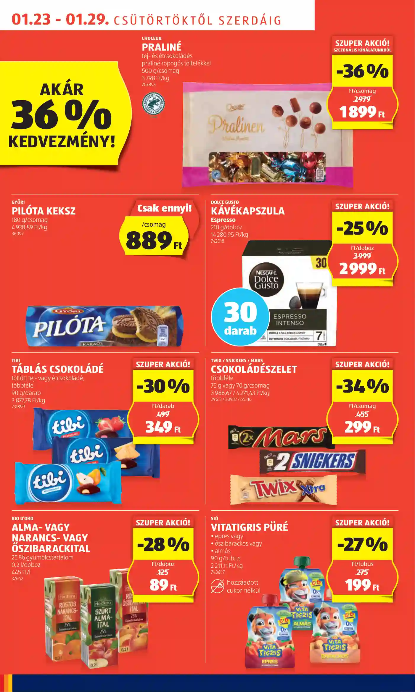 Aldi akciós újság 4. hét (62 oldal)