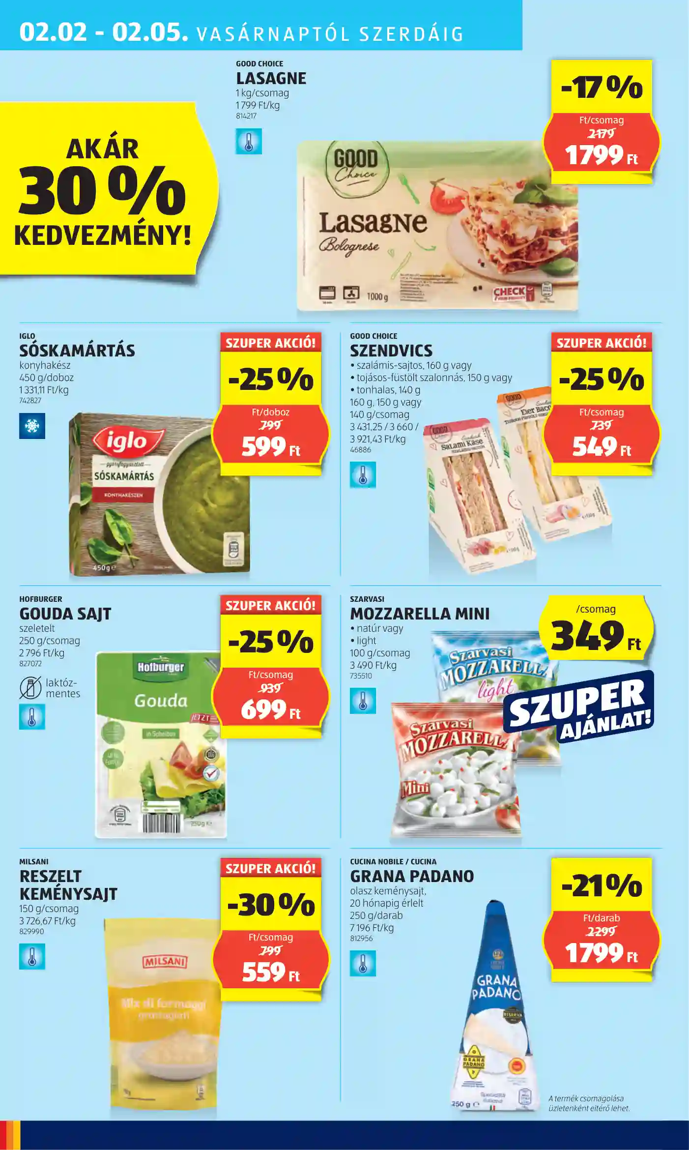 Aldi akciós újság 5. hét (23 oldal)