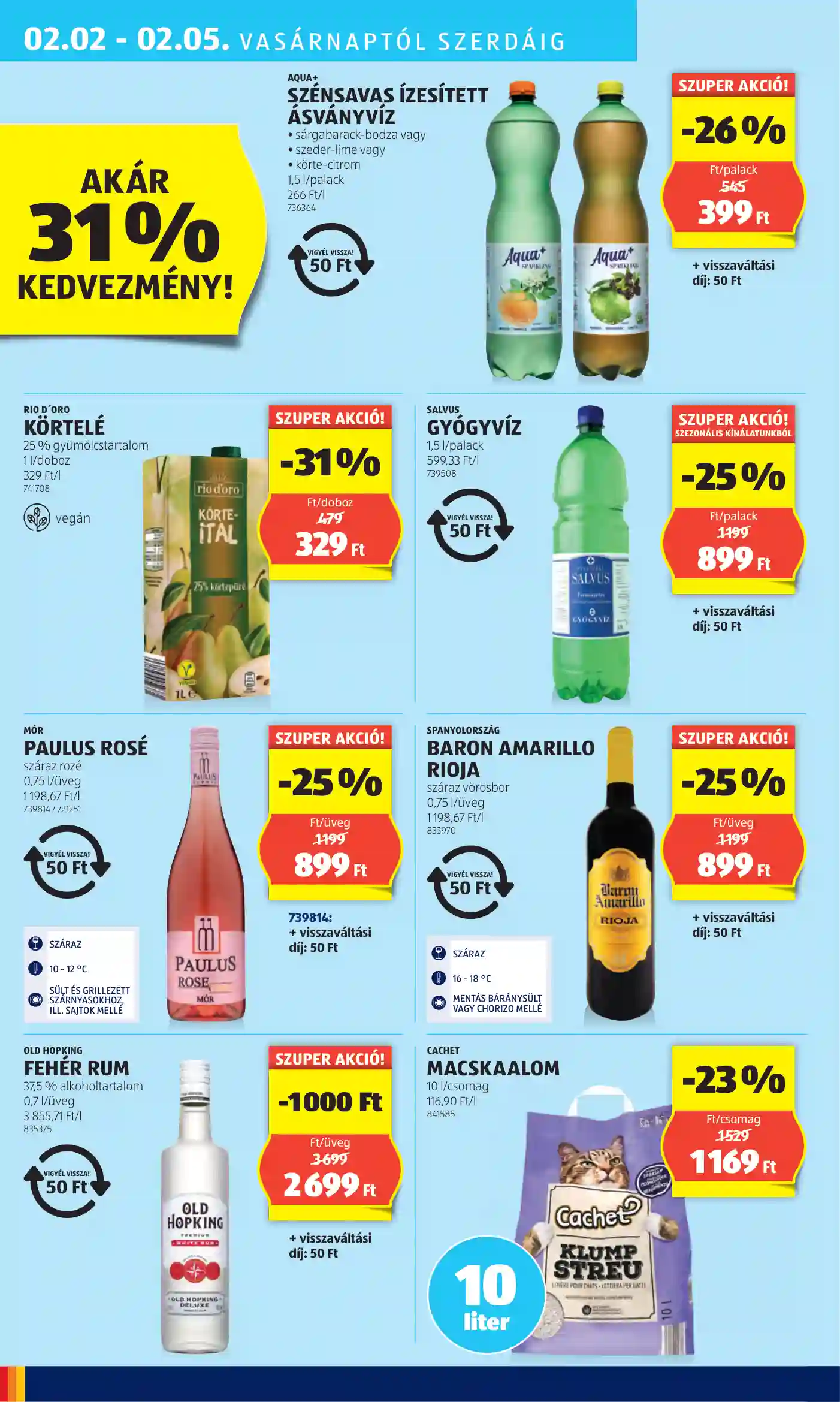Aldi akciós újság 5. hét (28 oldal)
