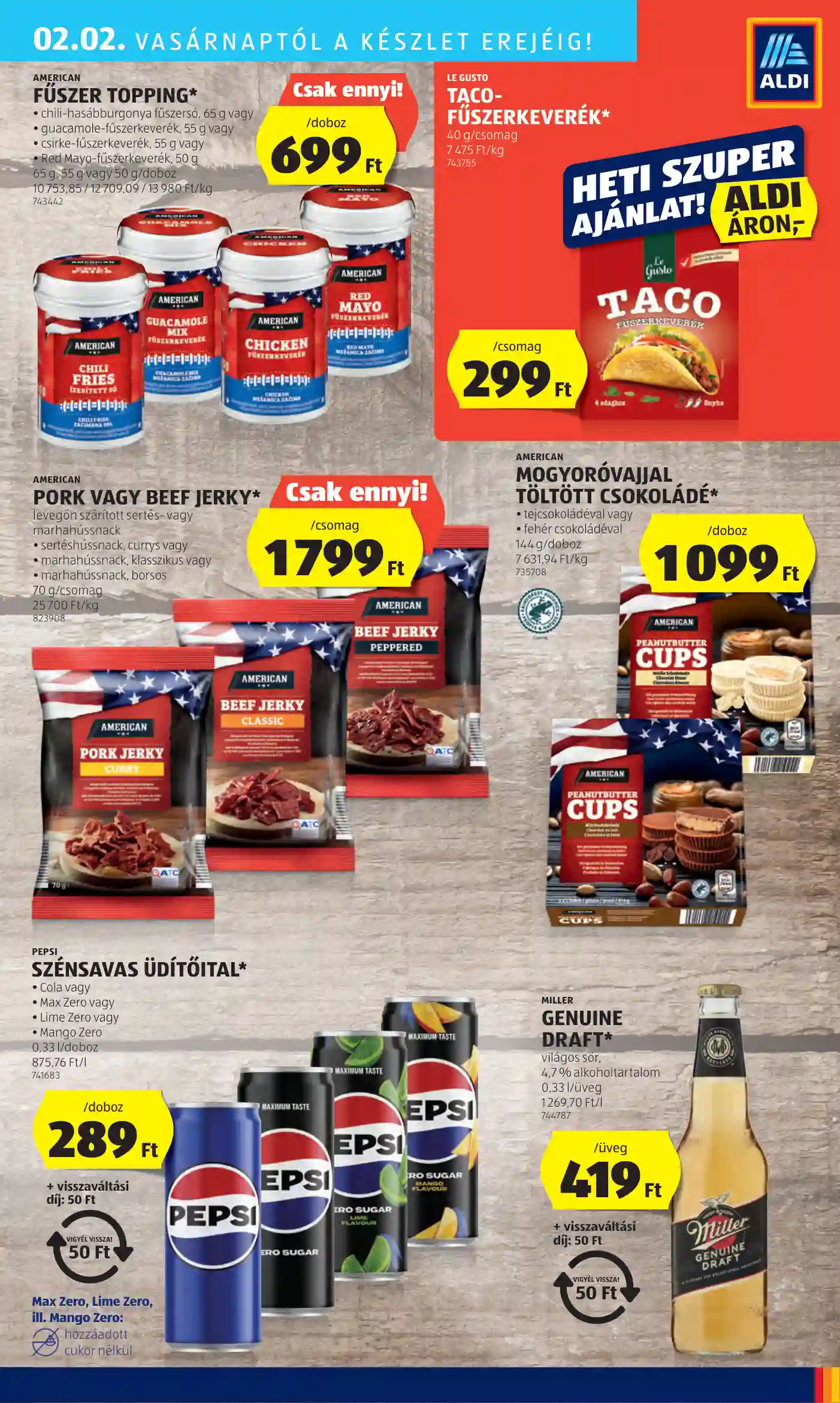 Aldi akciós újság 5. hét (33 oldal)