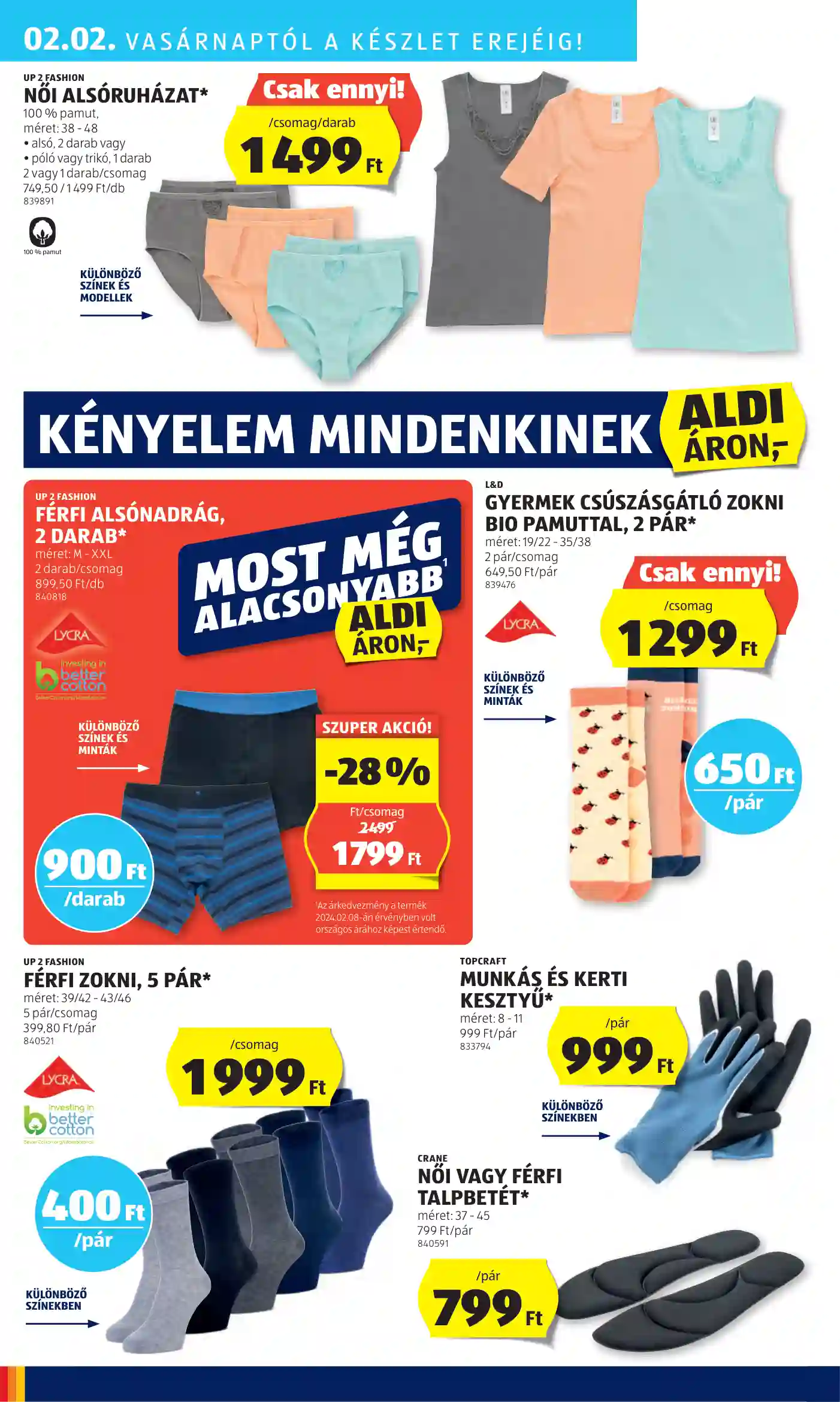 Aldi akciós újság 5. hét (37 oldal)