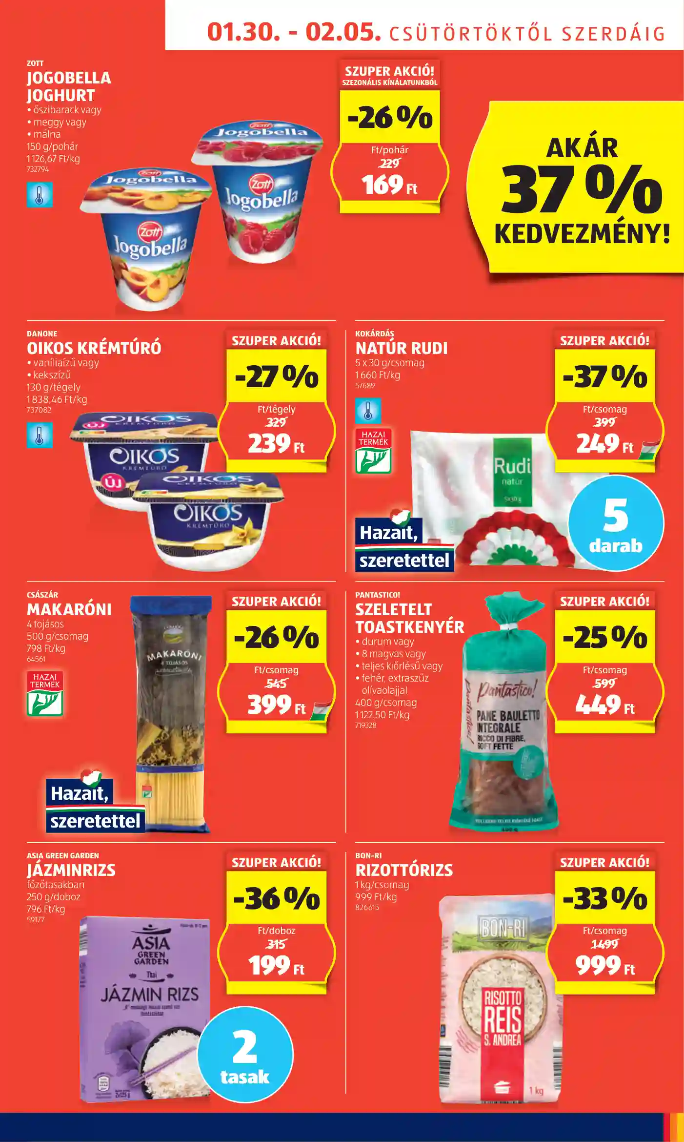 Aldi akciós újság 5. hét (57 oldal)