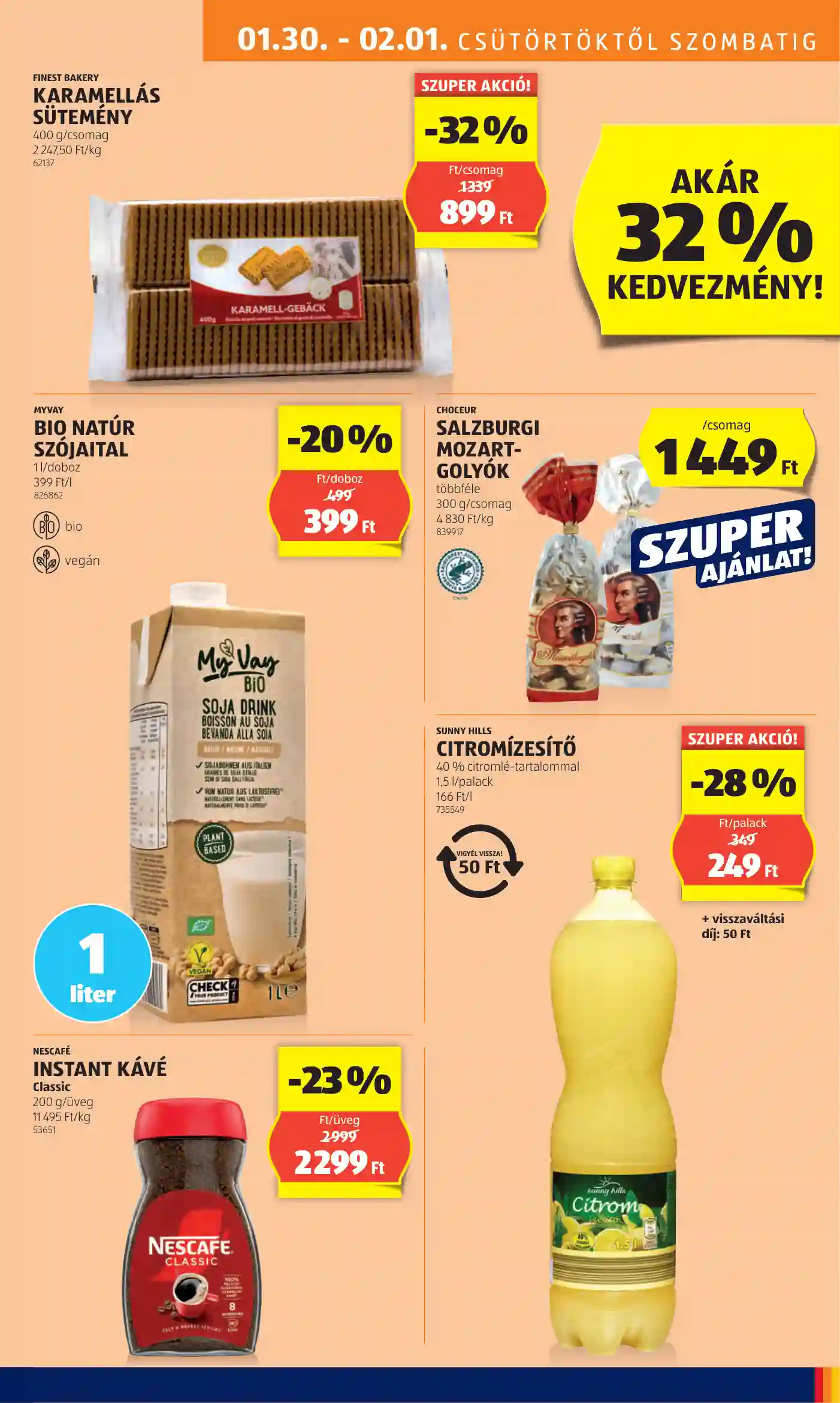 Aldi akciós újság 5. hét (9 oldal)