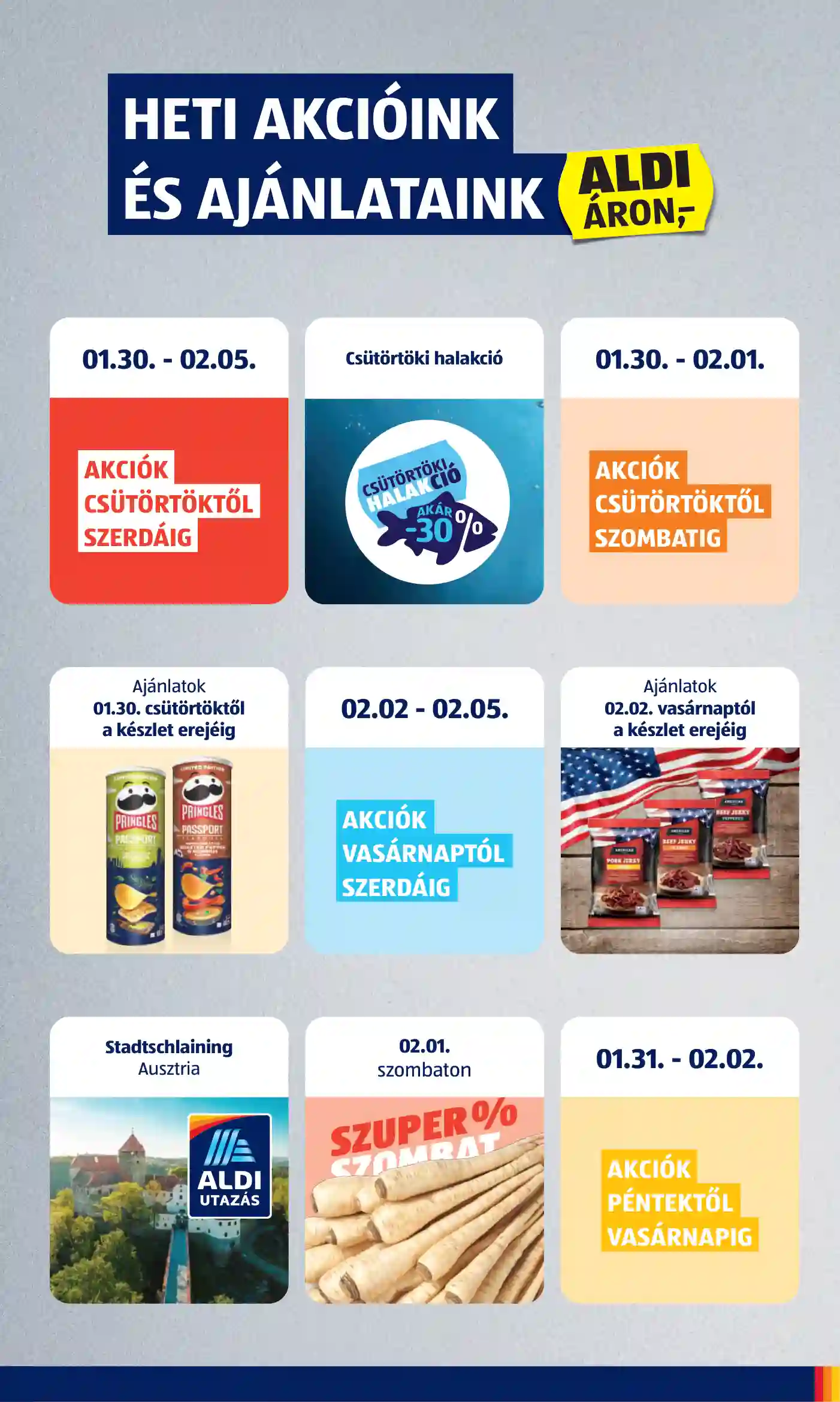 Aldi akciós újság 5. hét (13 oldal)