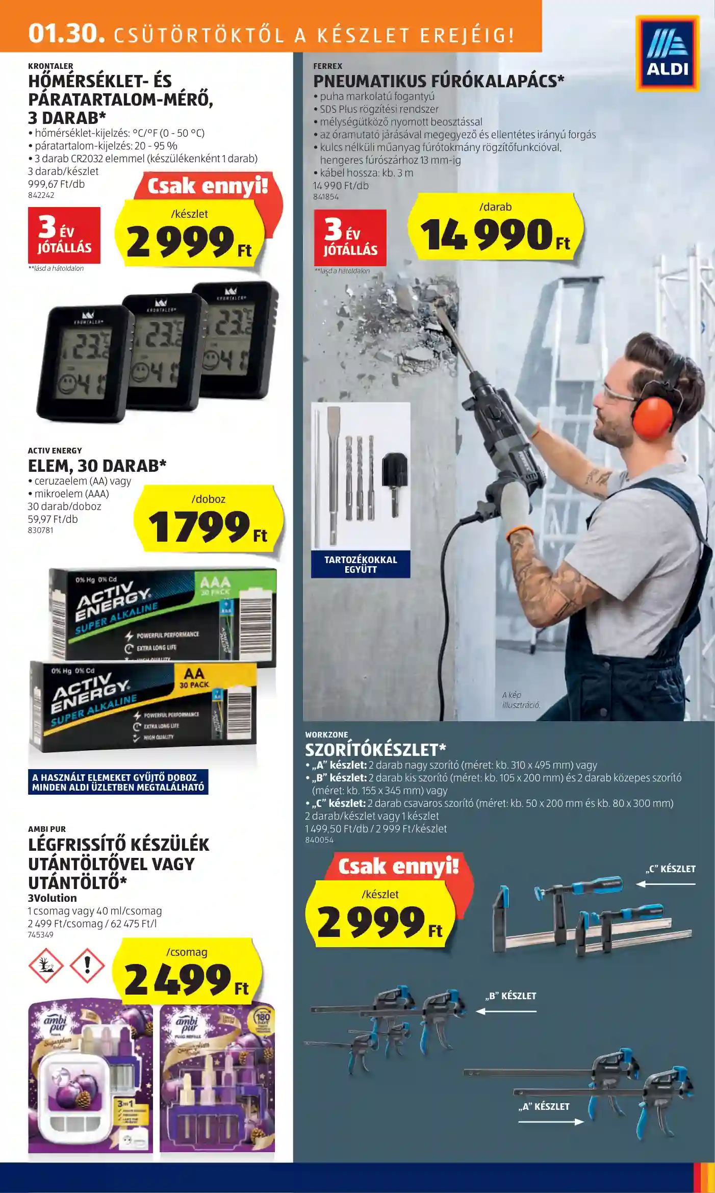 Aldi akciós újság 5. hét (16 oldal)