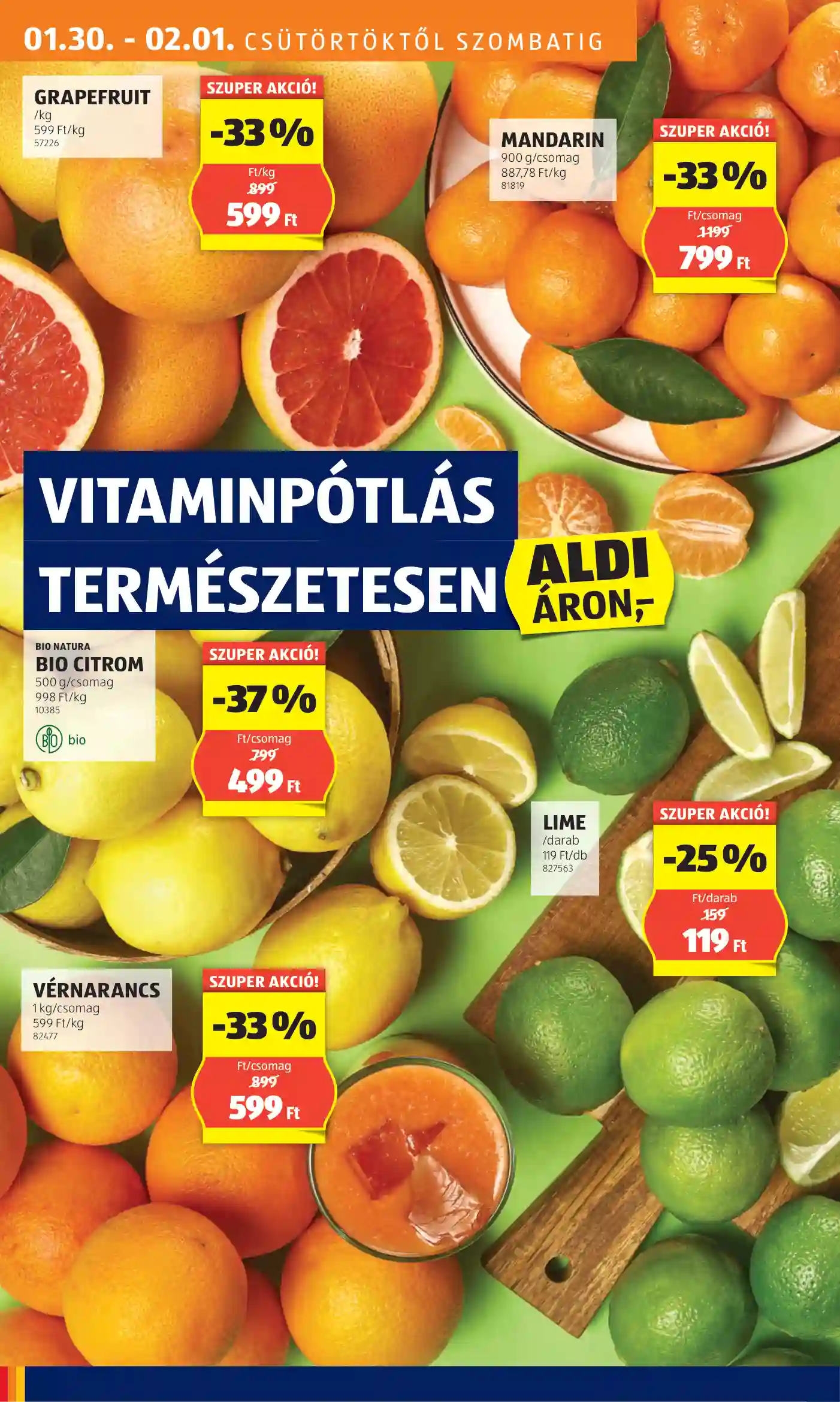 Aldi akciós újság 5. hét (21 oldal)