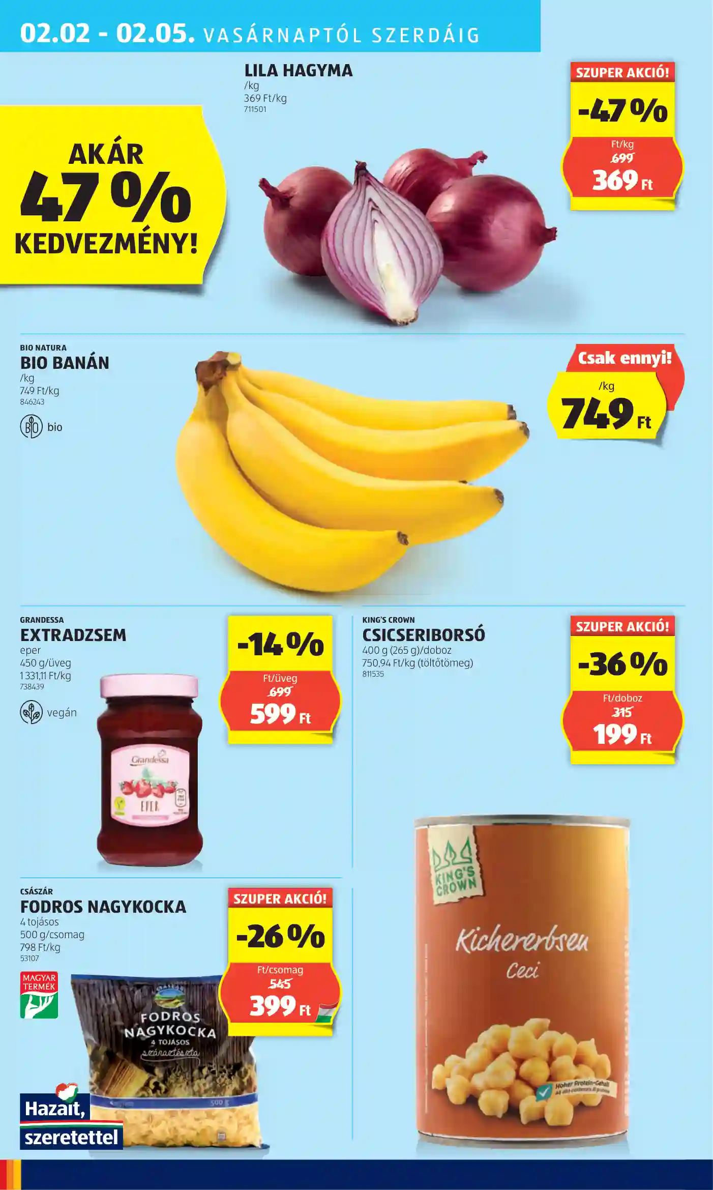 Aldi akciós újság 5. hét (26 oldal)