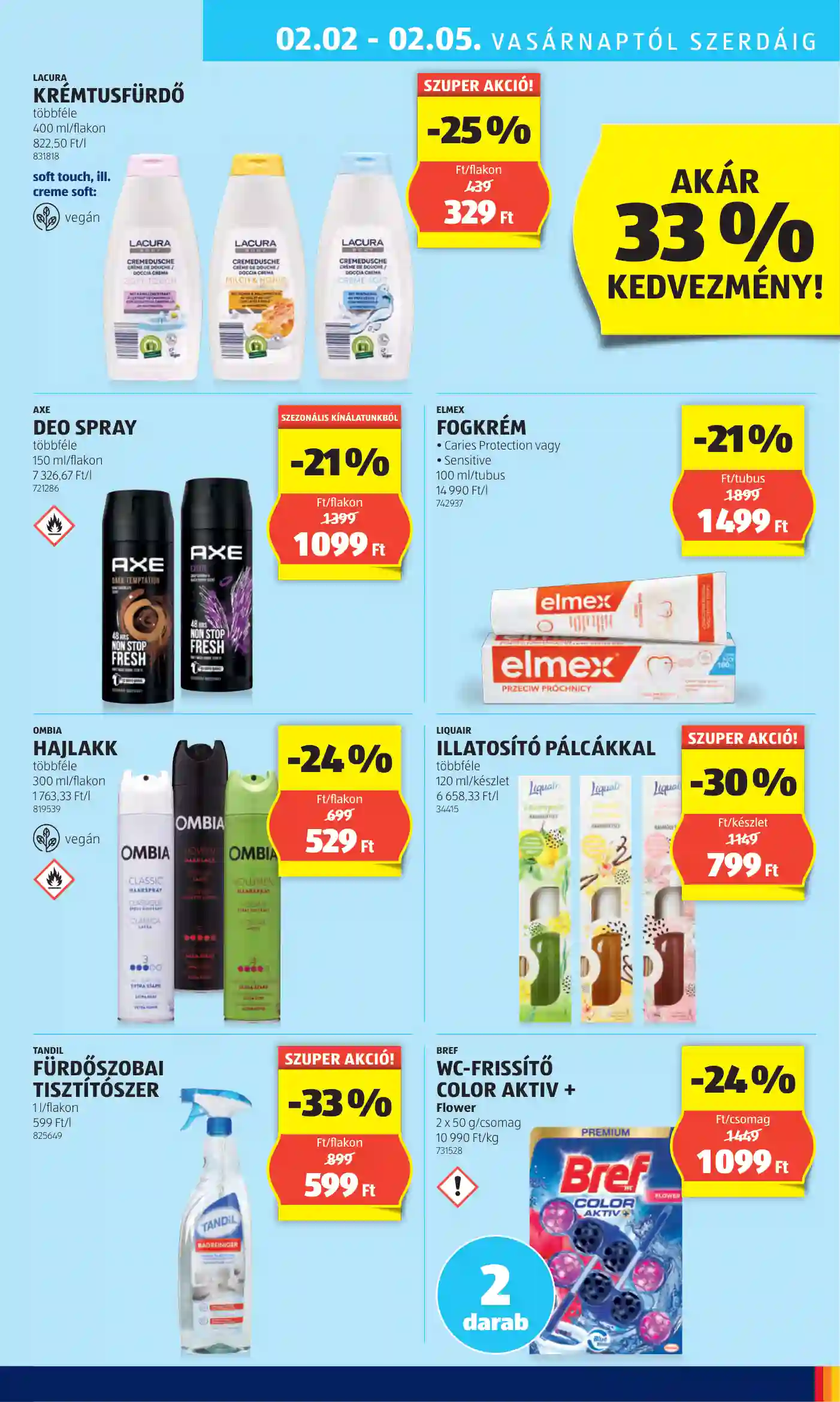 Aldi akciós újság 5. hét (29 oldal)