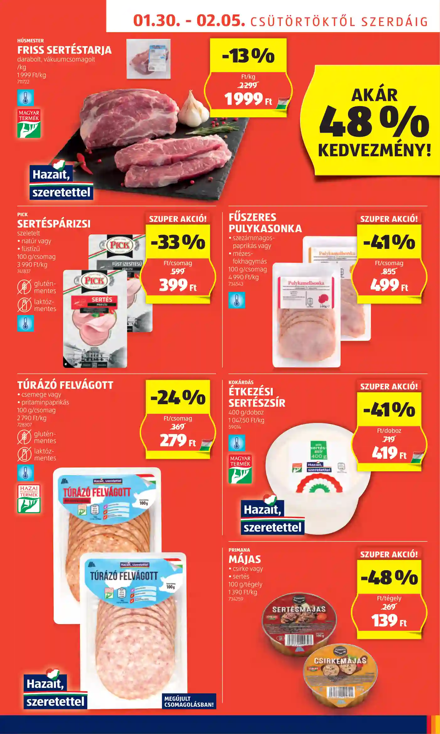 Aldi akciós újság 5. hét (35 oldal)