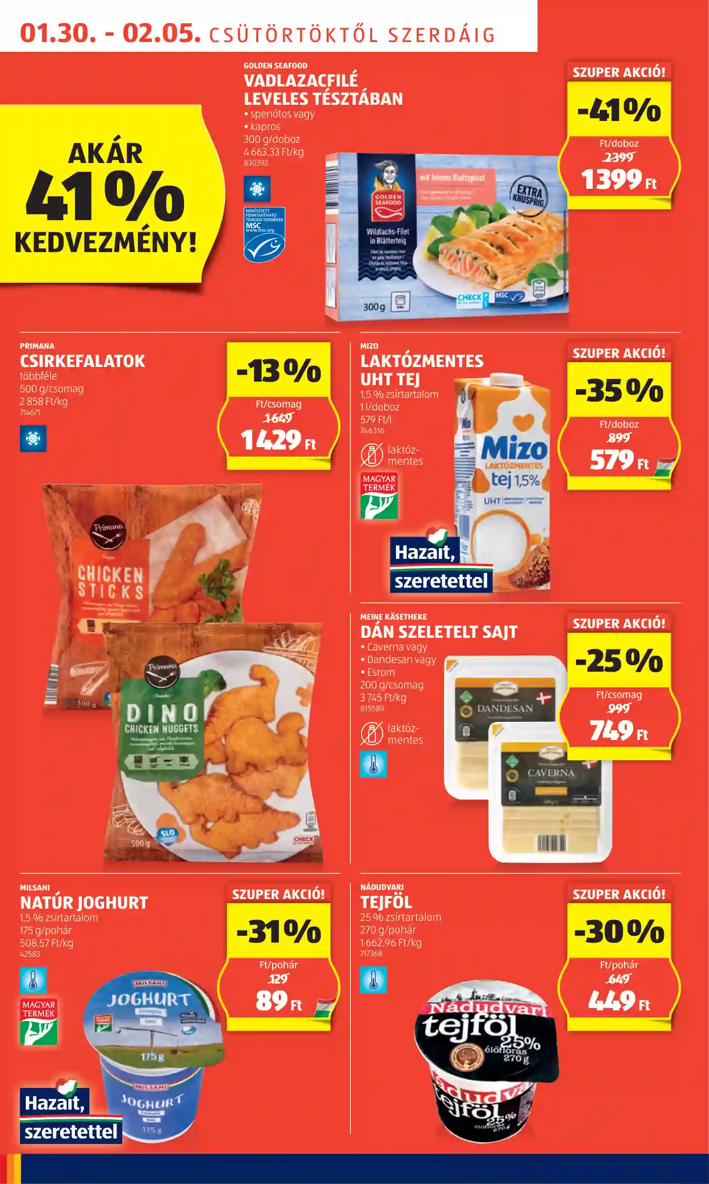 Aldi akciós újság 5. hét (46 oldal)