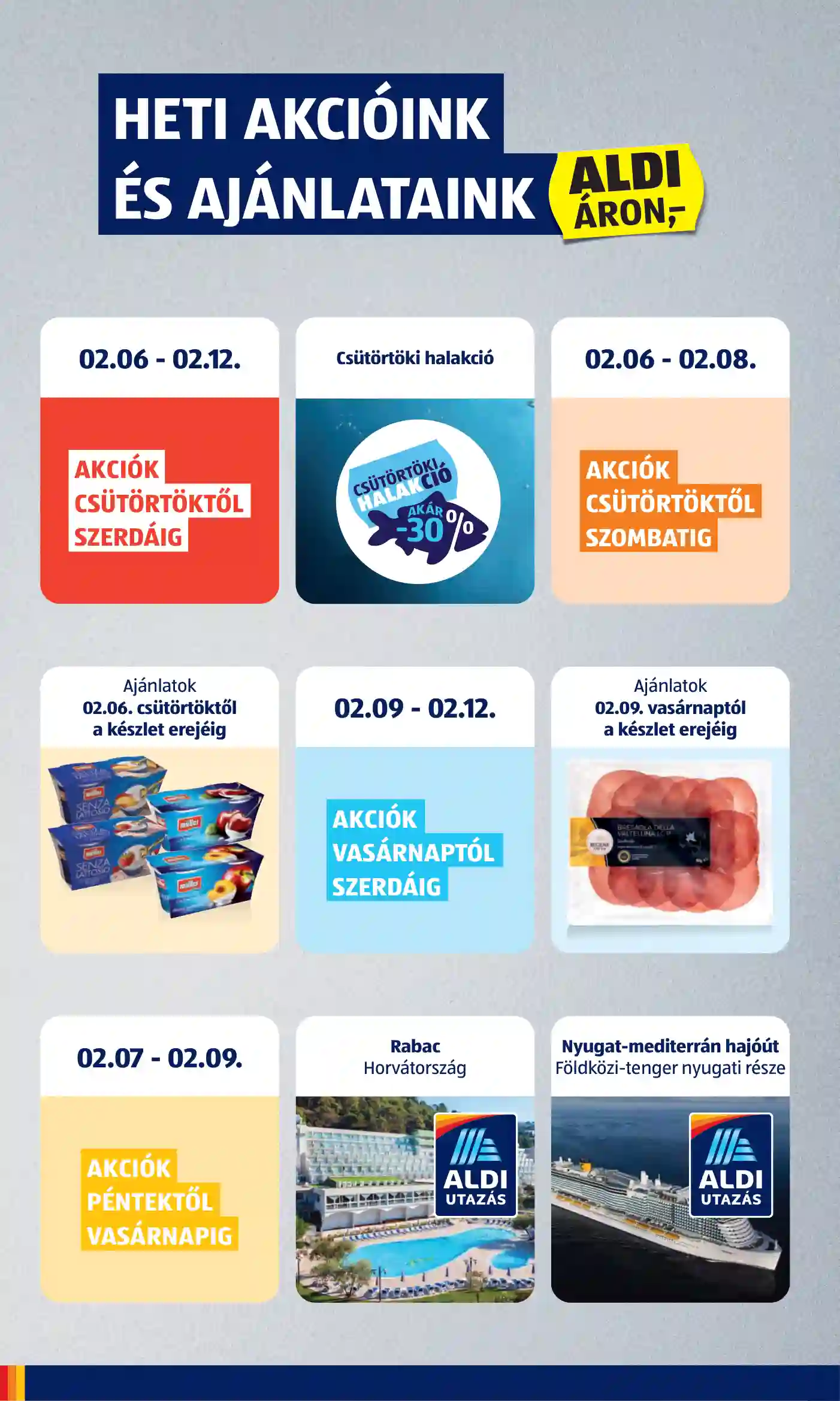 Aldi akciós újság 6. hét (2 oldal)