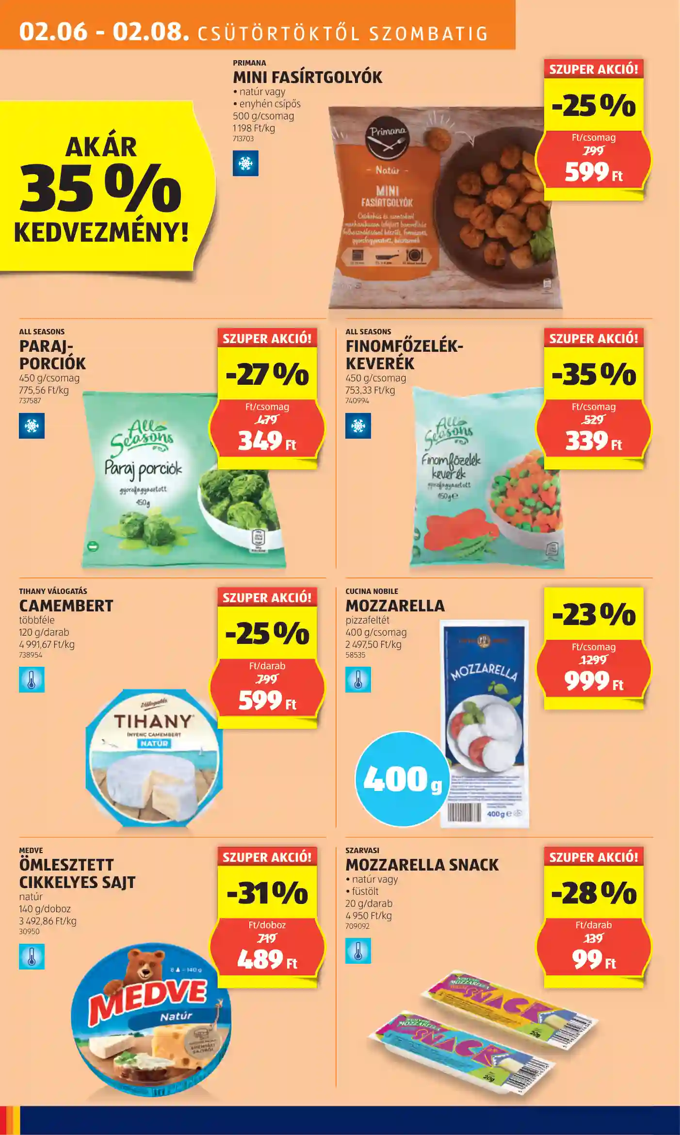 Aldi akciós újság 6. hét (6 oldal)