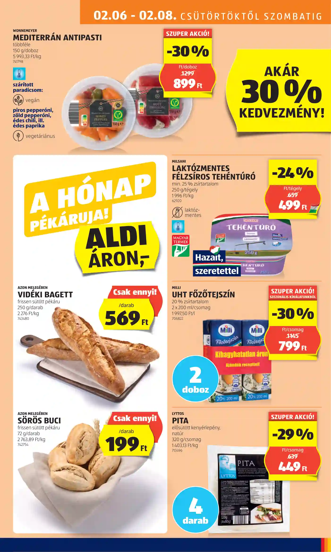 Aldi akciós újság 6. hét (7 oldal)