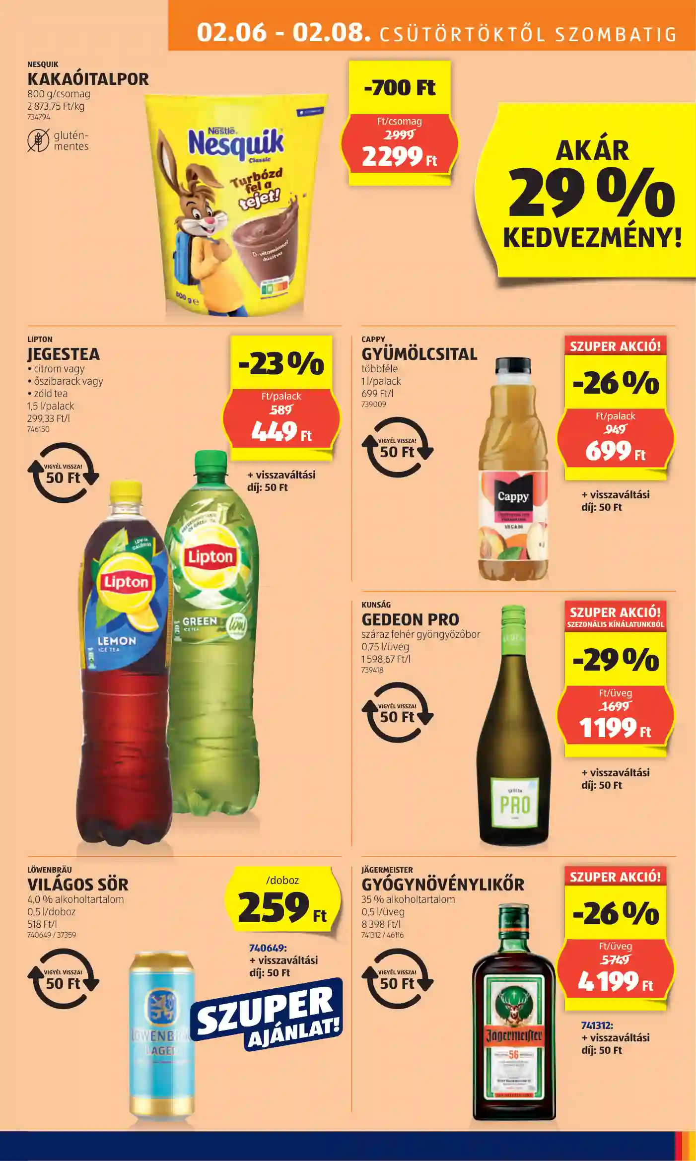 Aldi akciós újság 6. hét (9 oldal)