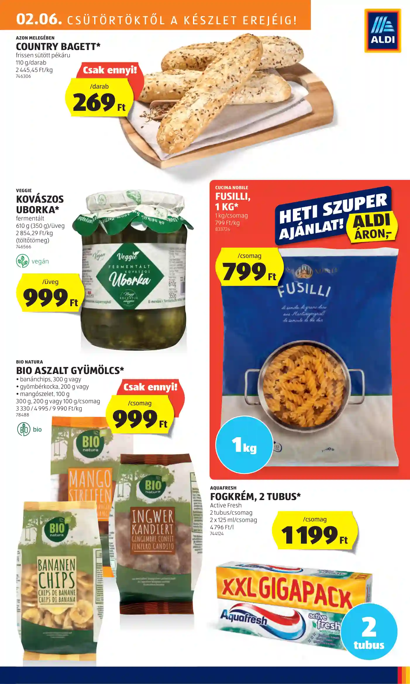 Aldi akciós újság 6. hét (14 oldal)