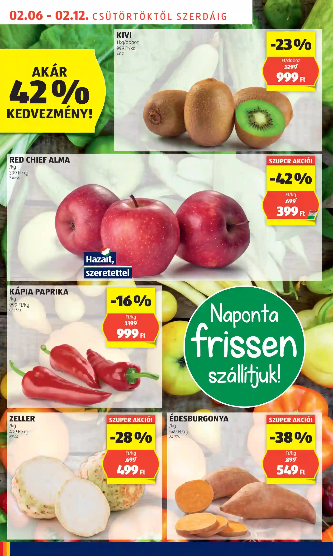 Aldi akciós újság 6. hét (24 oldal)