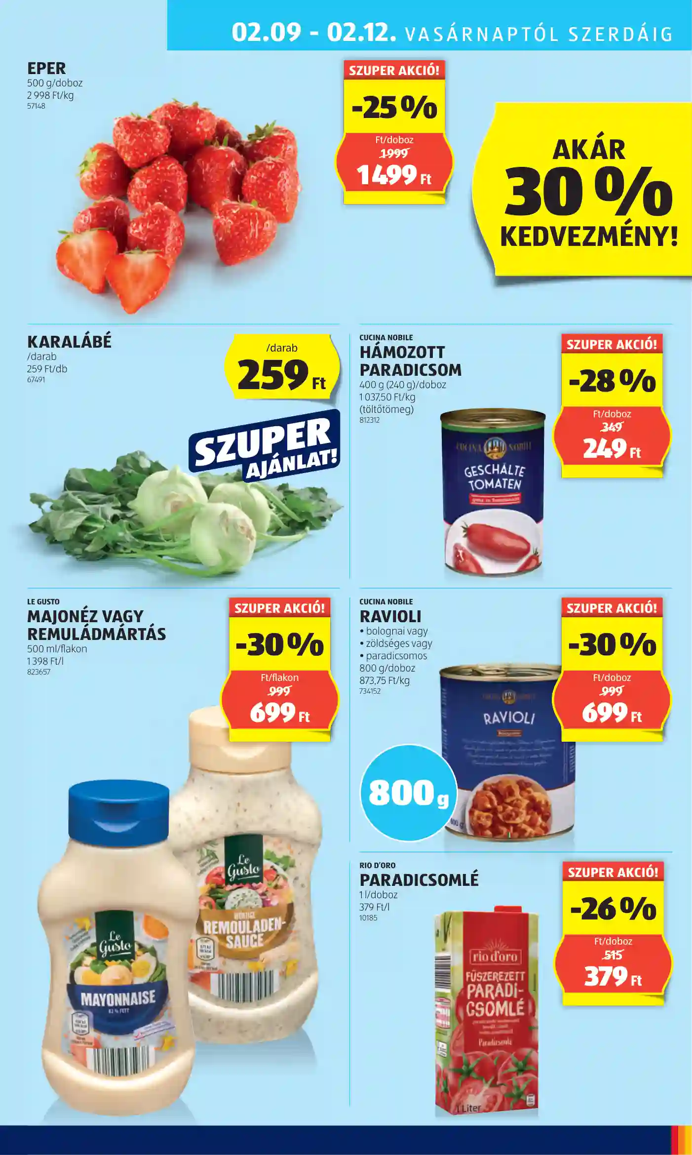 Aldi akciós újság 6. hét (25 oldal)