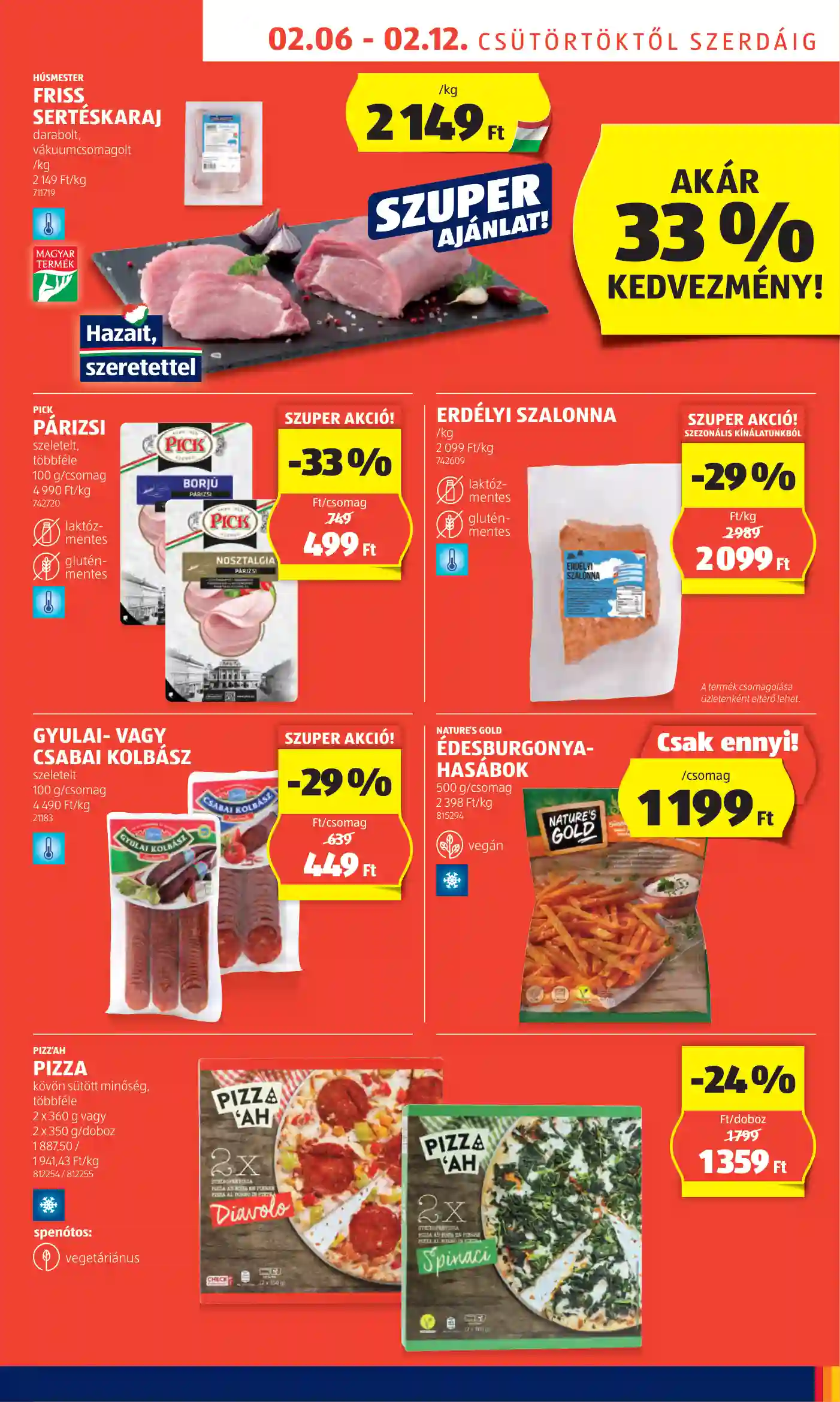 Aldi akciós újság 6. hét (35 oldal)