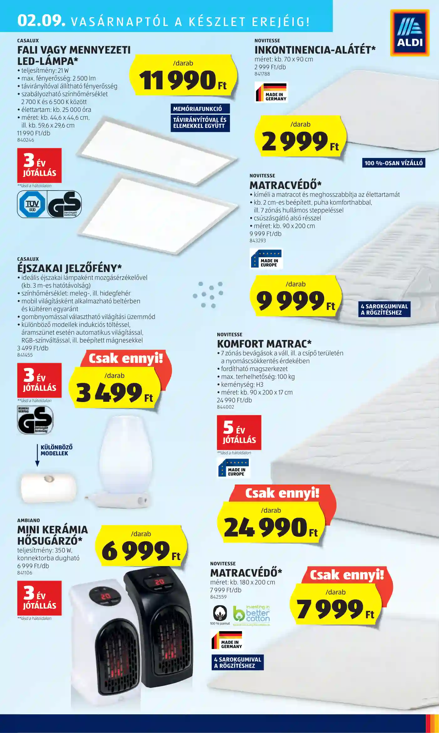 Aldi akciós újság 6. hét (40 oldal)
