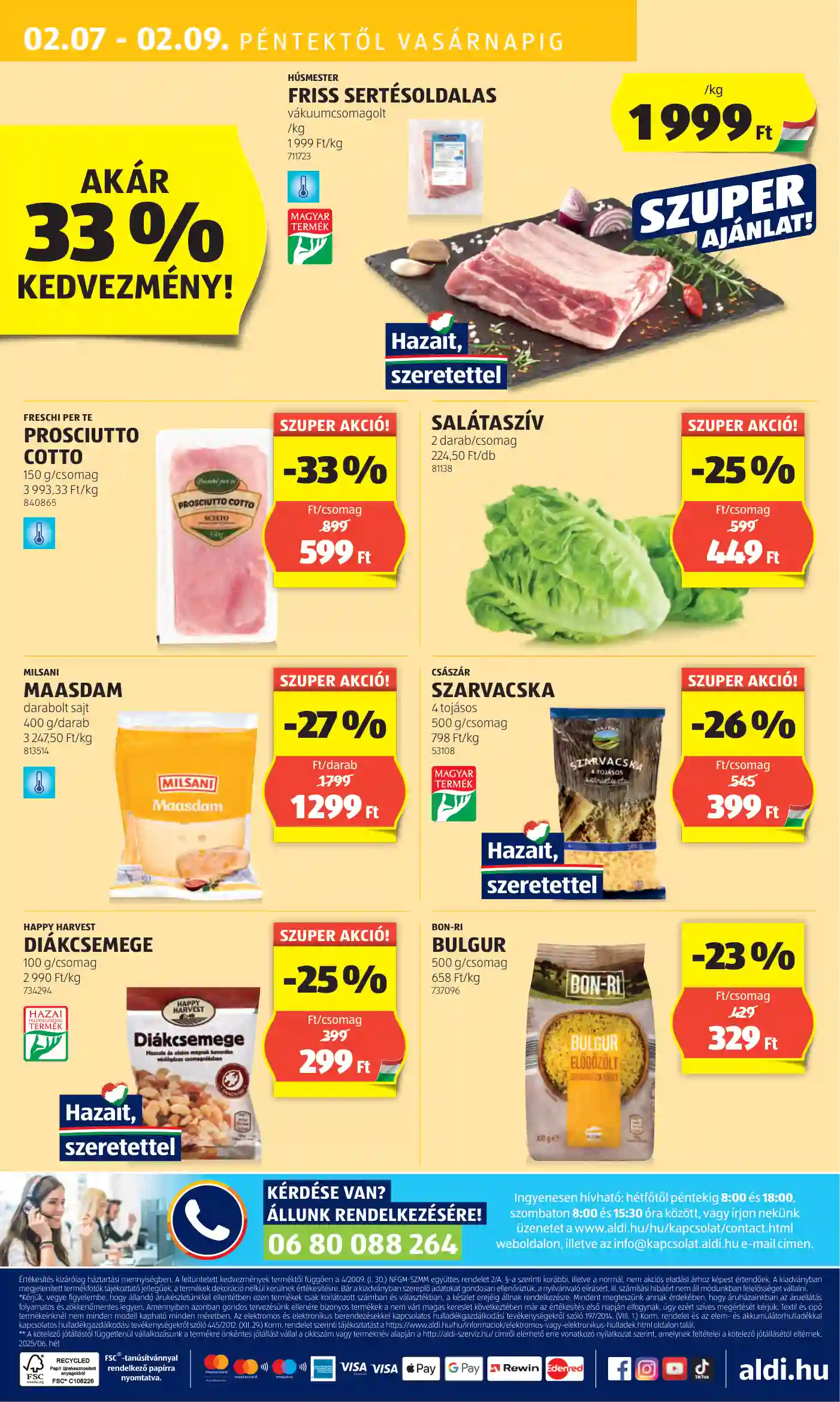 Aldi akciós újság 6. hét (43 oldal)