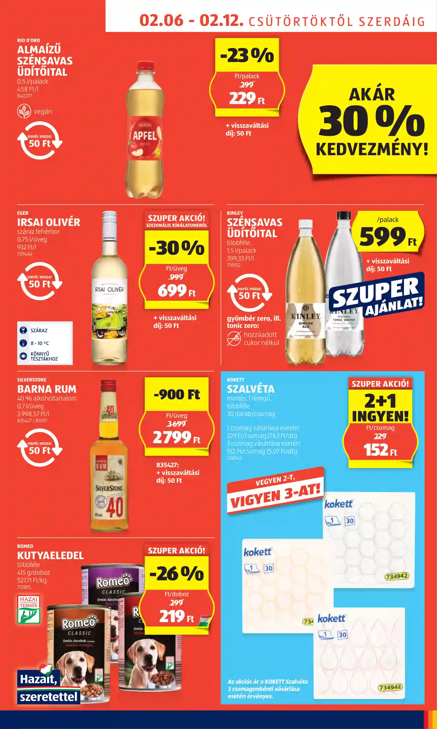 Aldi akciós újság 6. hét (52 oldal)
