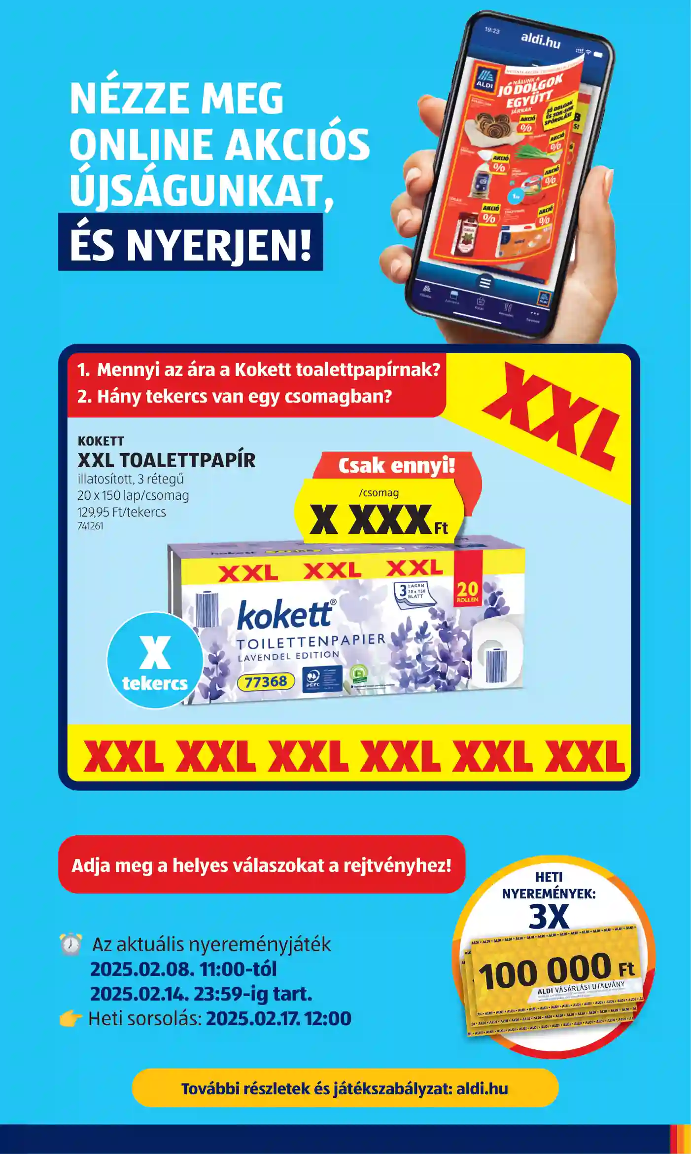 Aldi akciós újság 7. hét (3 oldal)
