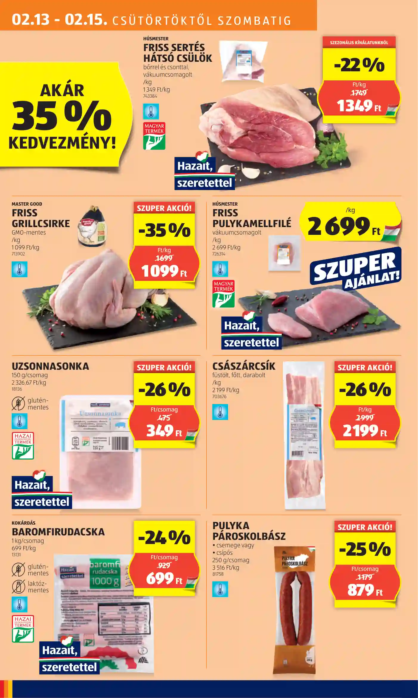 Aldi akciós újság 7. hét (4 oldal)