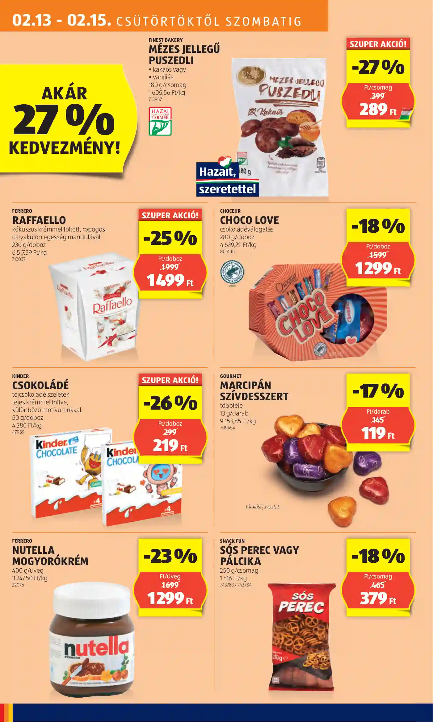 Aldi akciós újság 7. hét (8 oldal)