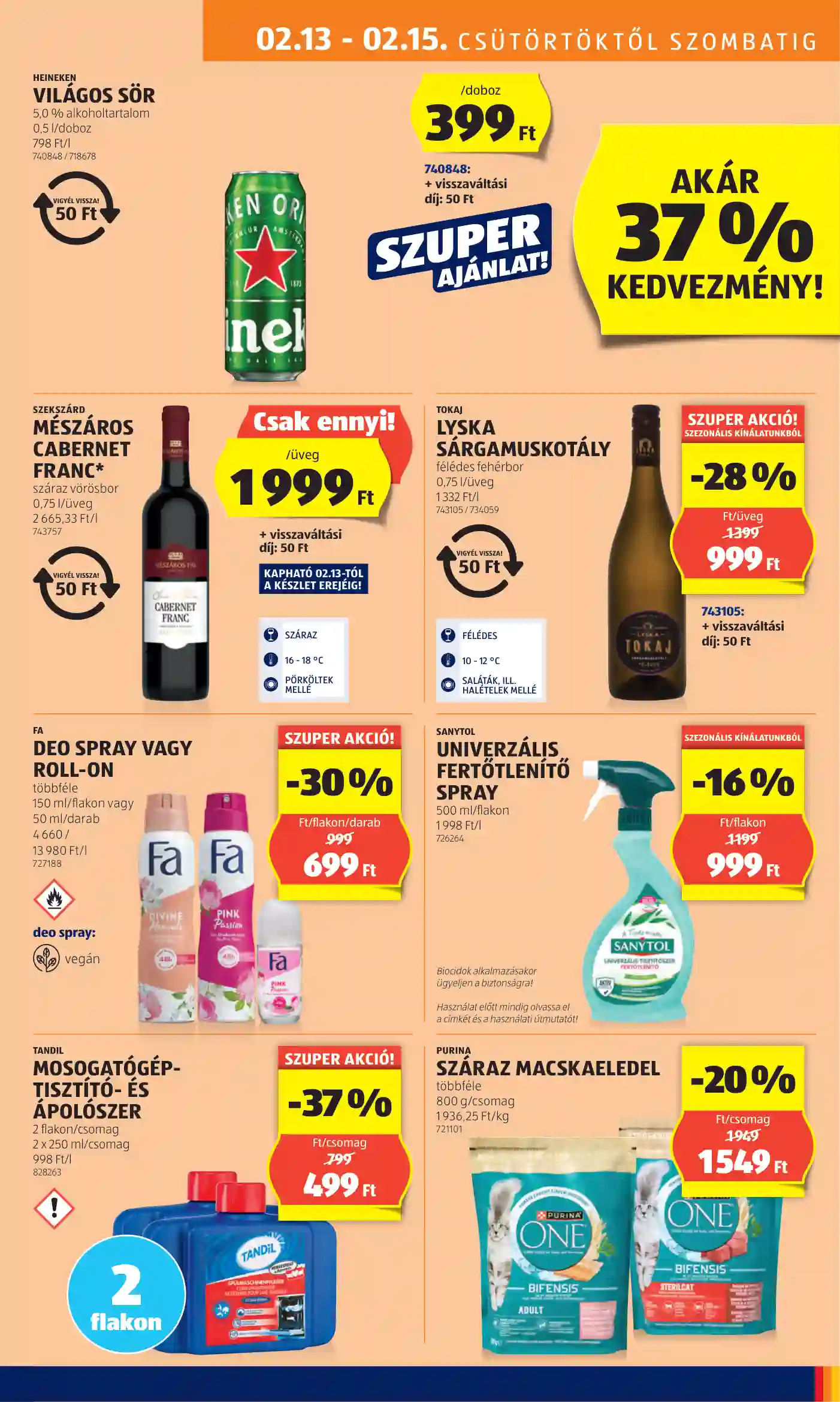 Aldi akciós újság 7. hét (9 oldal)